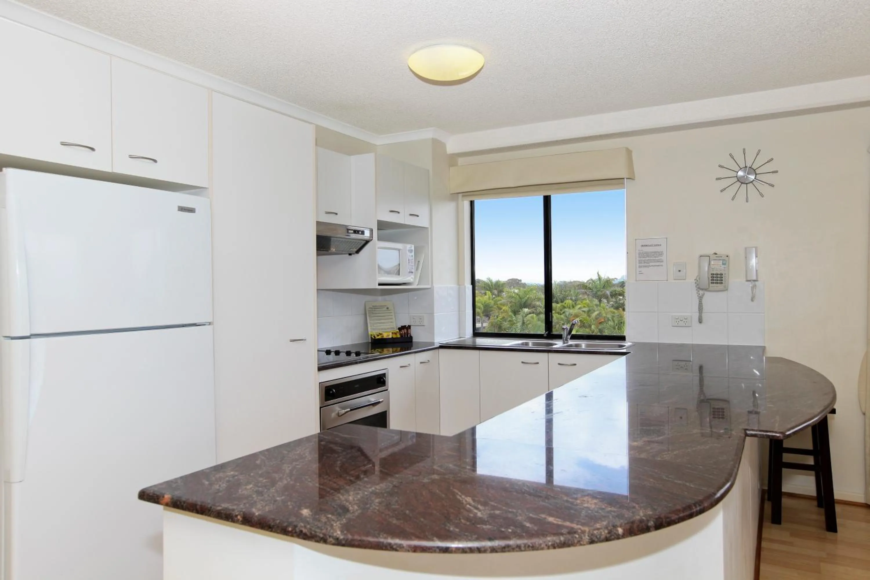 Kitchen or kitchenette in The Mirage Resort Alexandra Headland