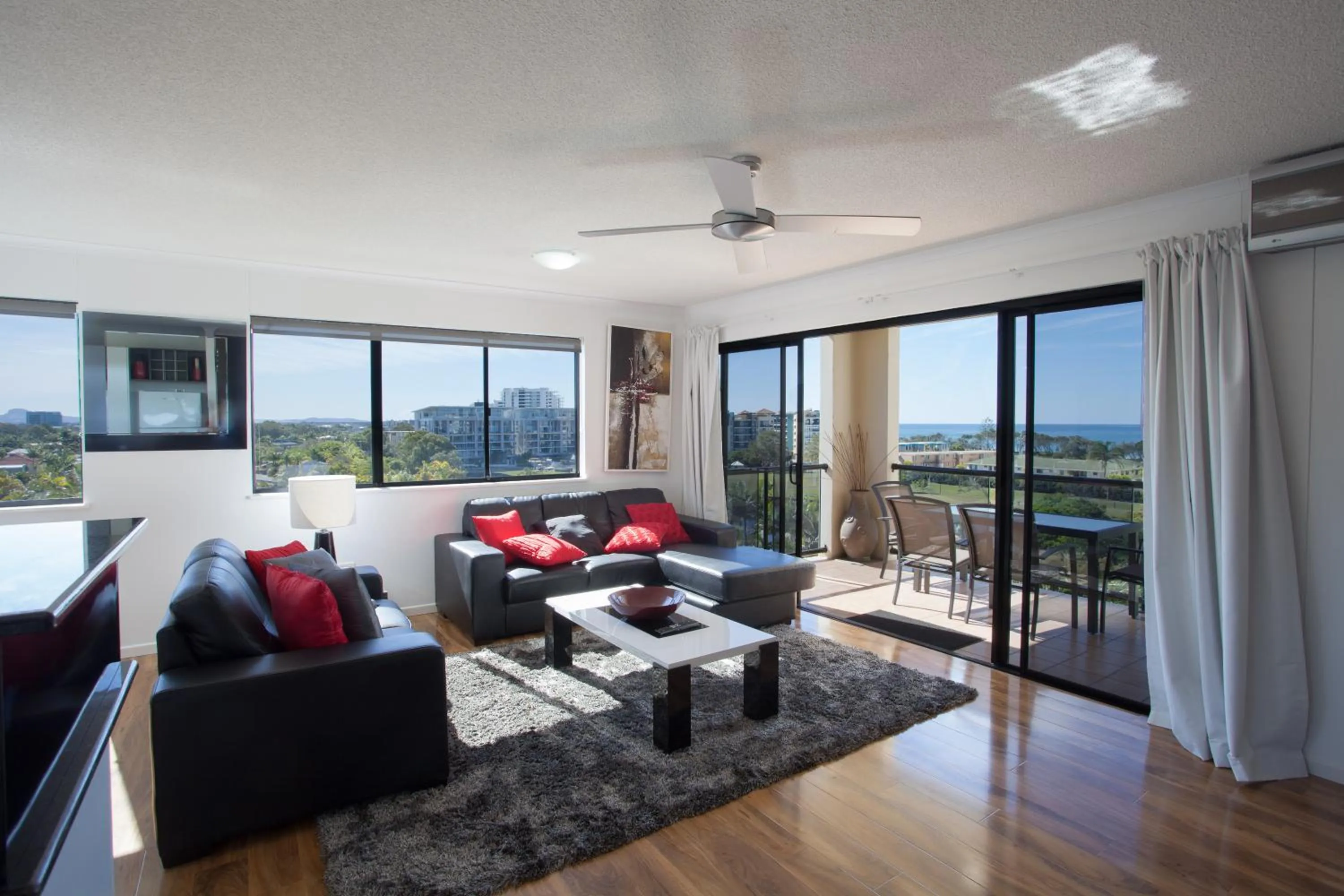Living room in The Mirage Resort Alexandra Headland