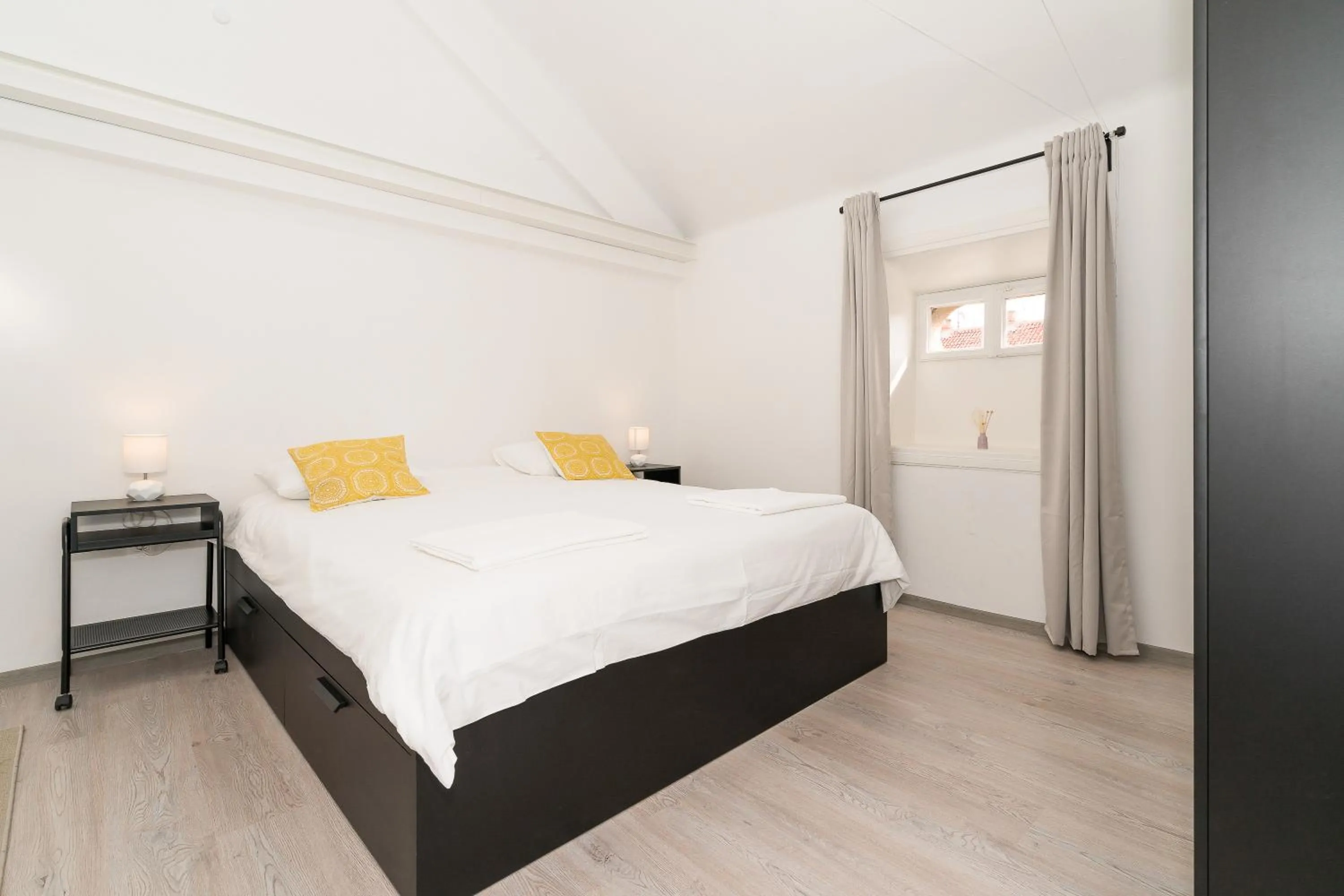 Bed in Loft at Republic Square