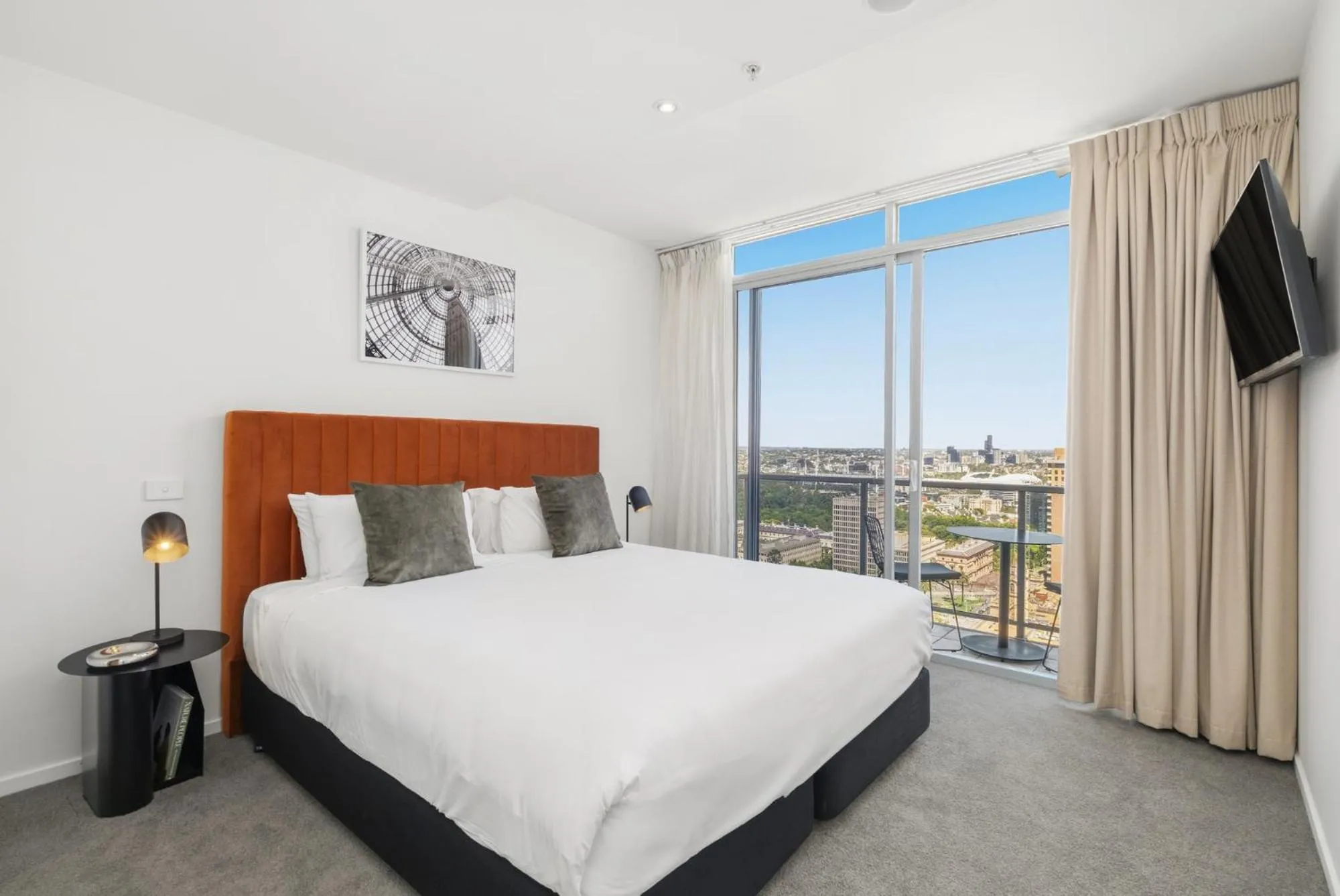 Bedroom, Bed in Nolo Apartments Lonsdale St