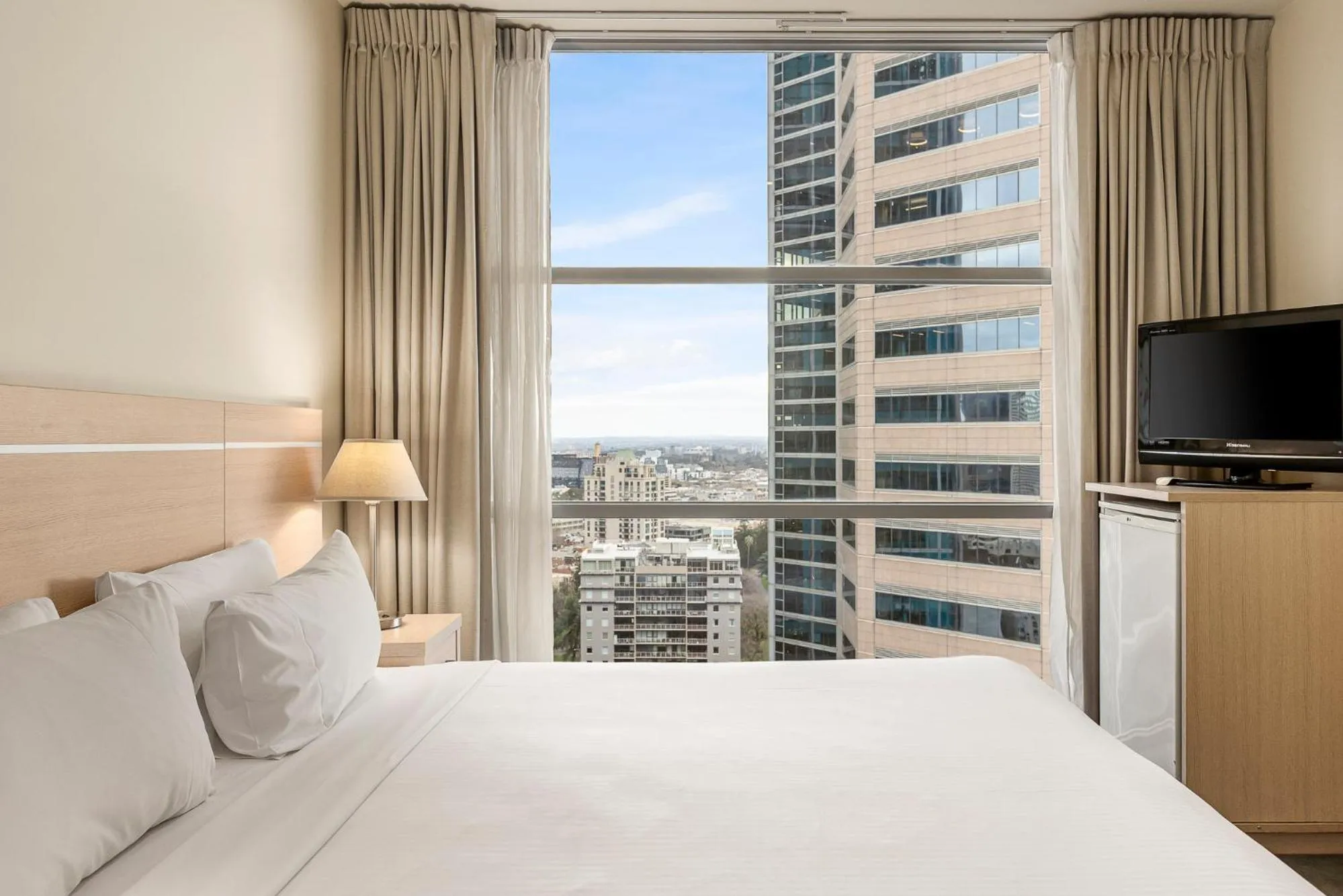 Bed in Nolo Apartments Lonsdale St