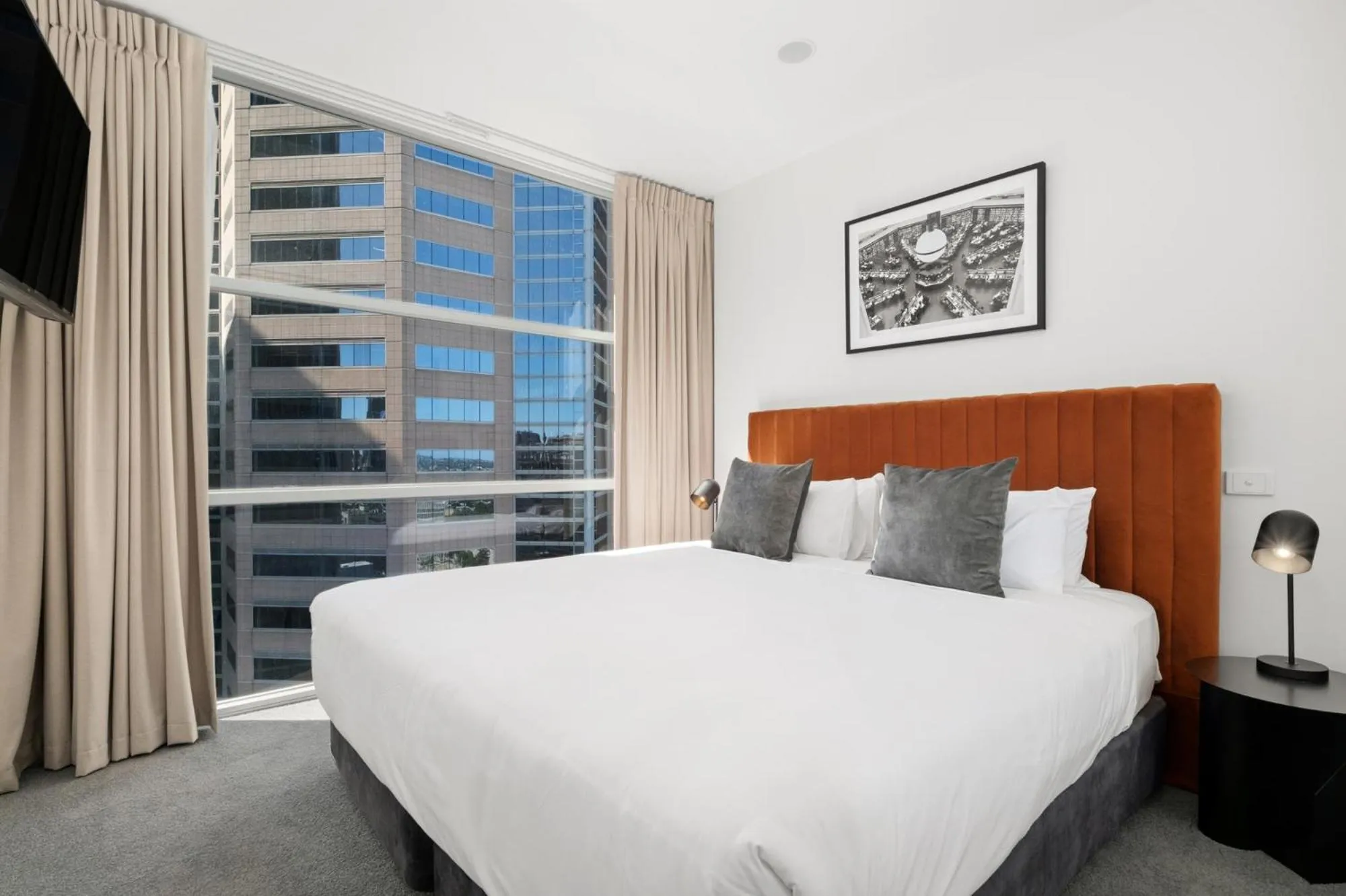 Bed in Nolo Apartments Lonsdale St