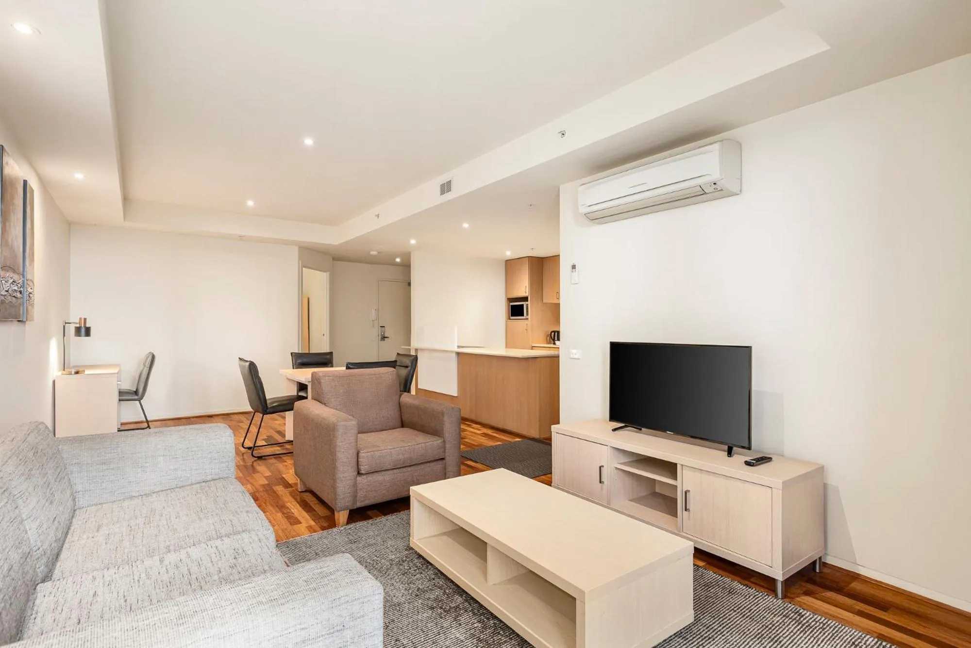 Living room in Nolo Apartments Lonsdale St