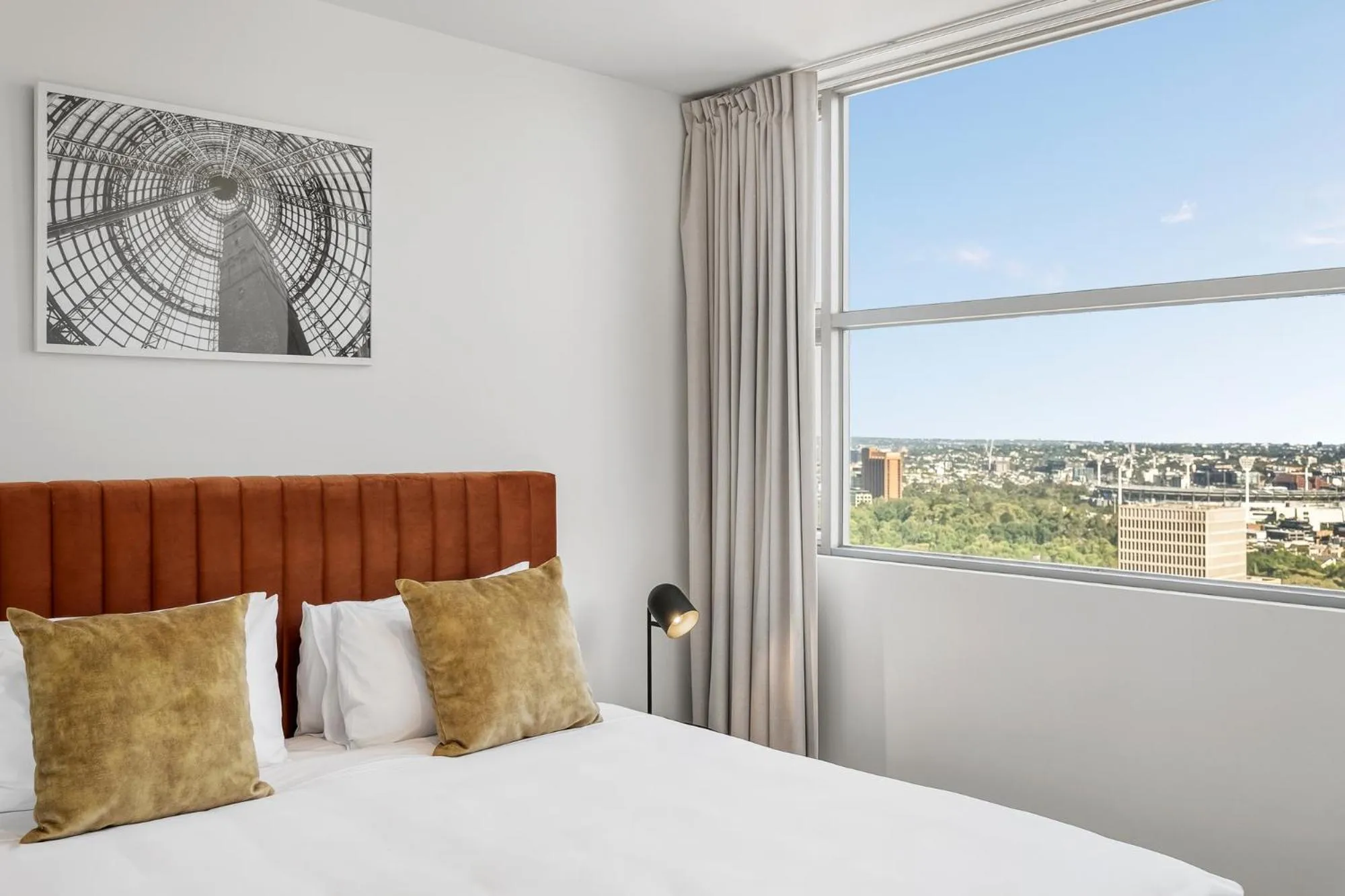 Bed in Nolo Apartments Lonsdale St