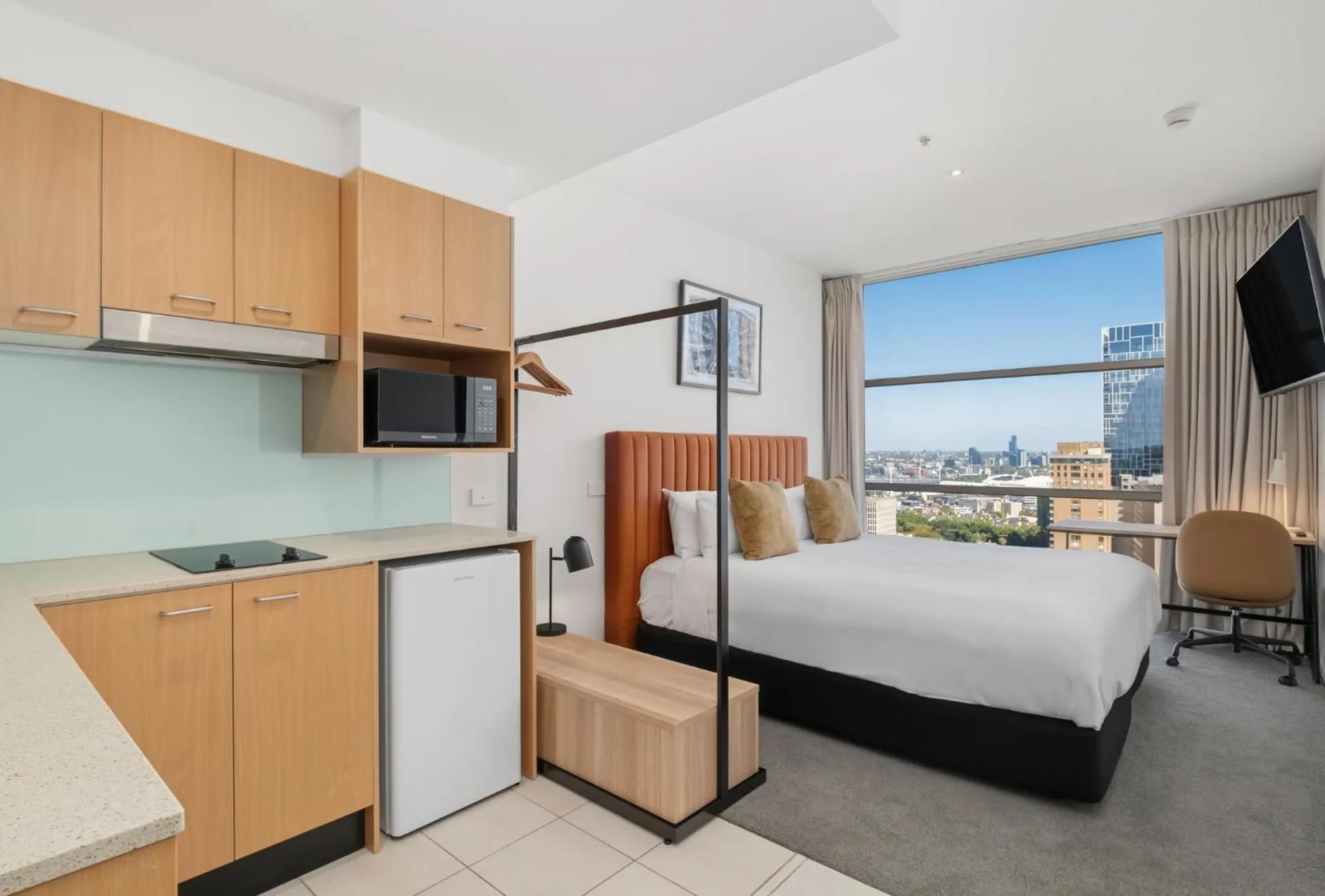 Bed in Nolo Apartments Lonsdale St