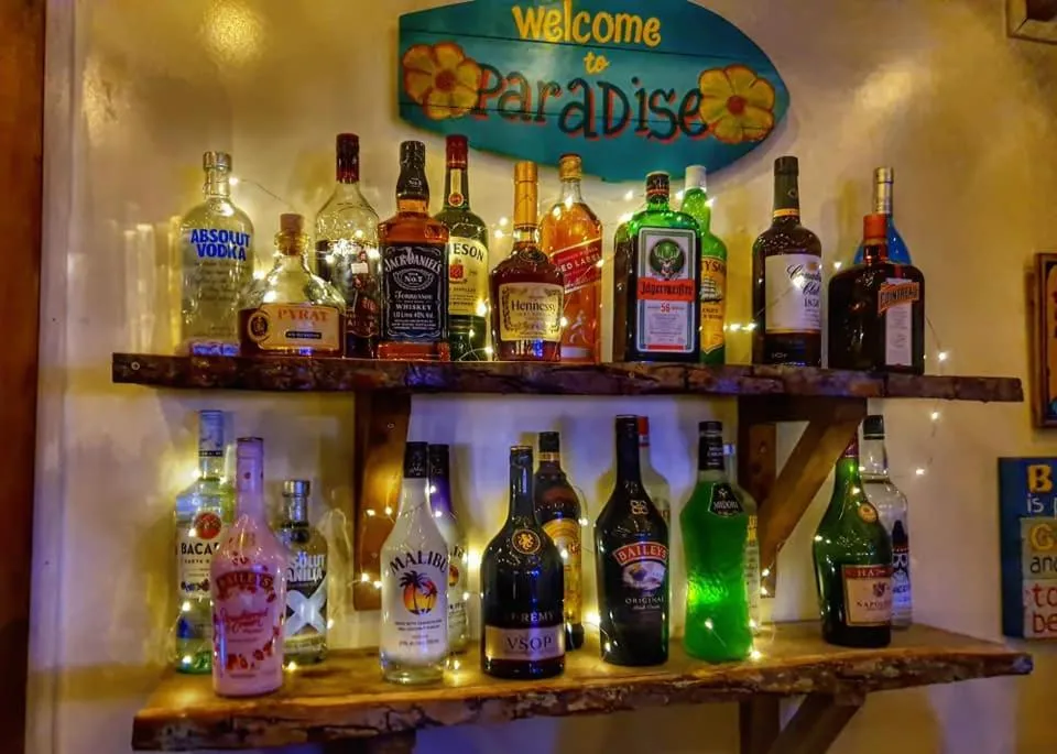 Drinks in Paradise Cove Lodge