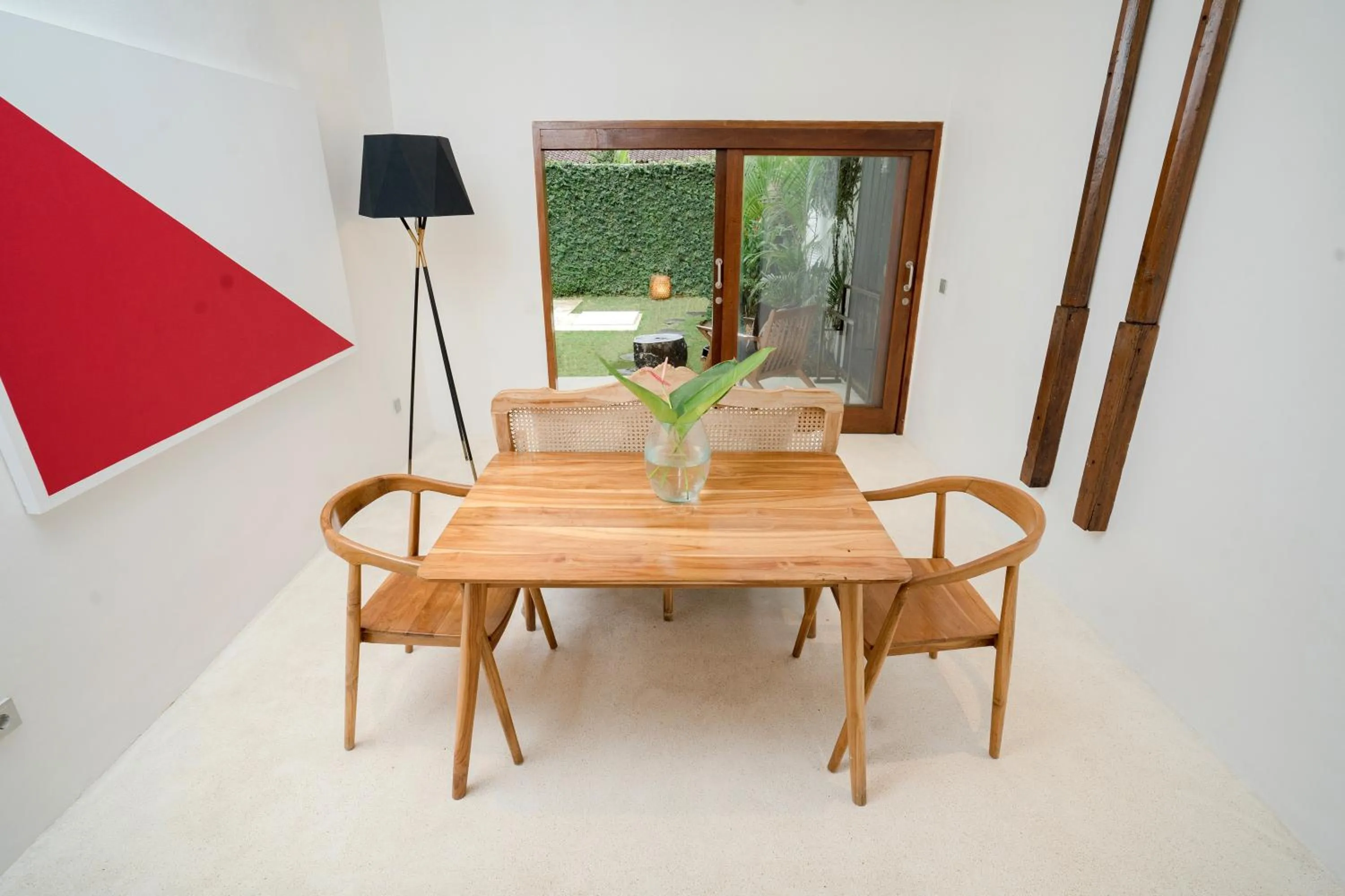 Dining area in The Apartments Ubud