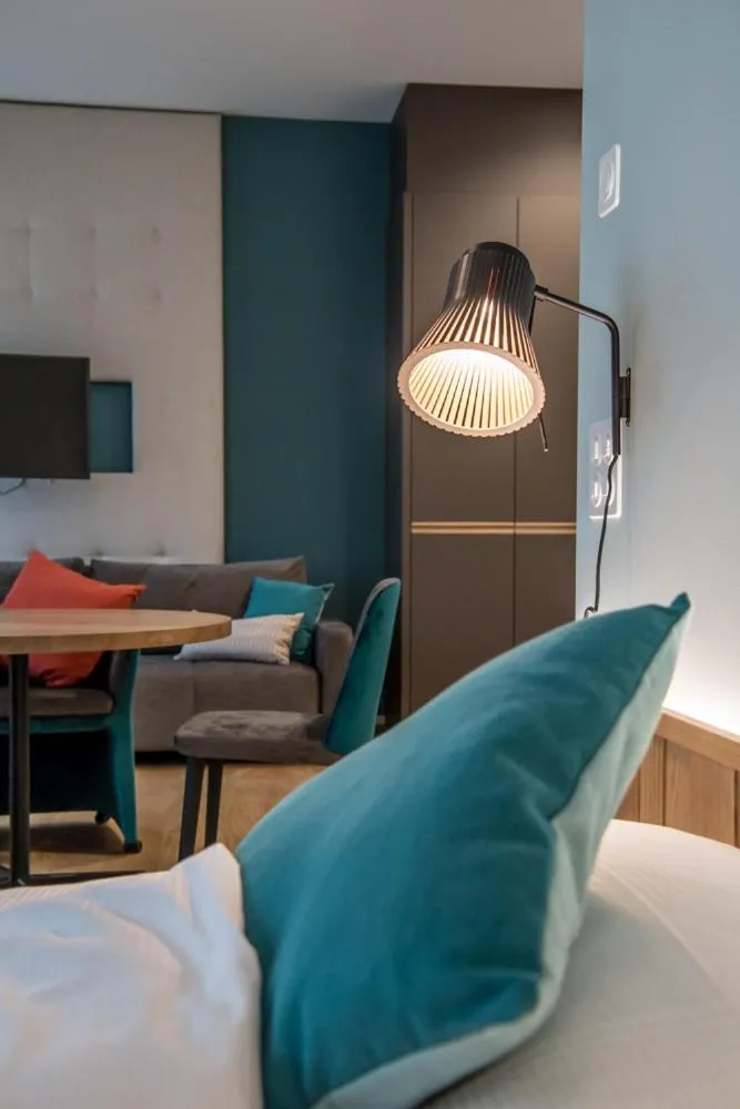 Bed in Aparthotel Luzern West