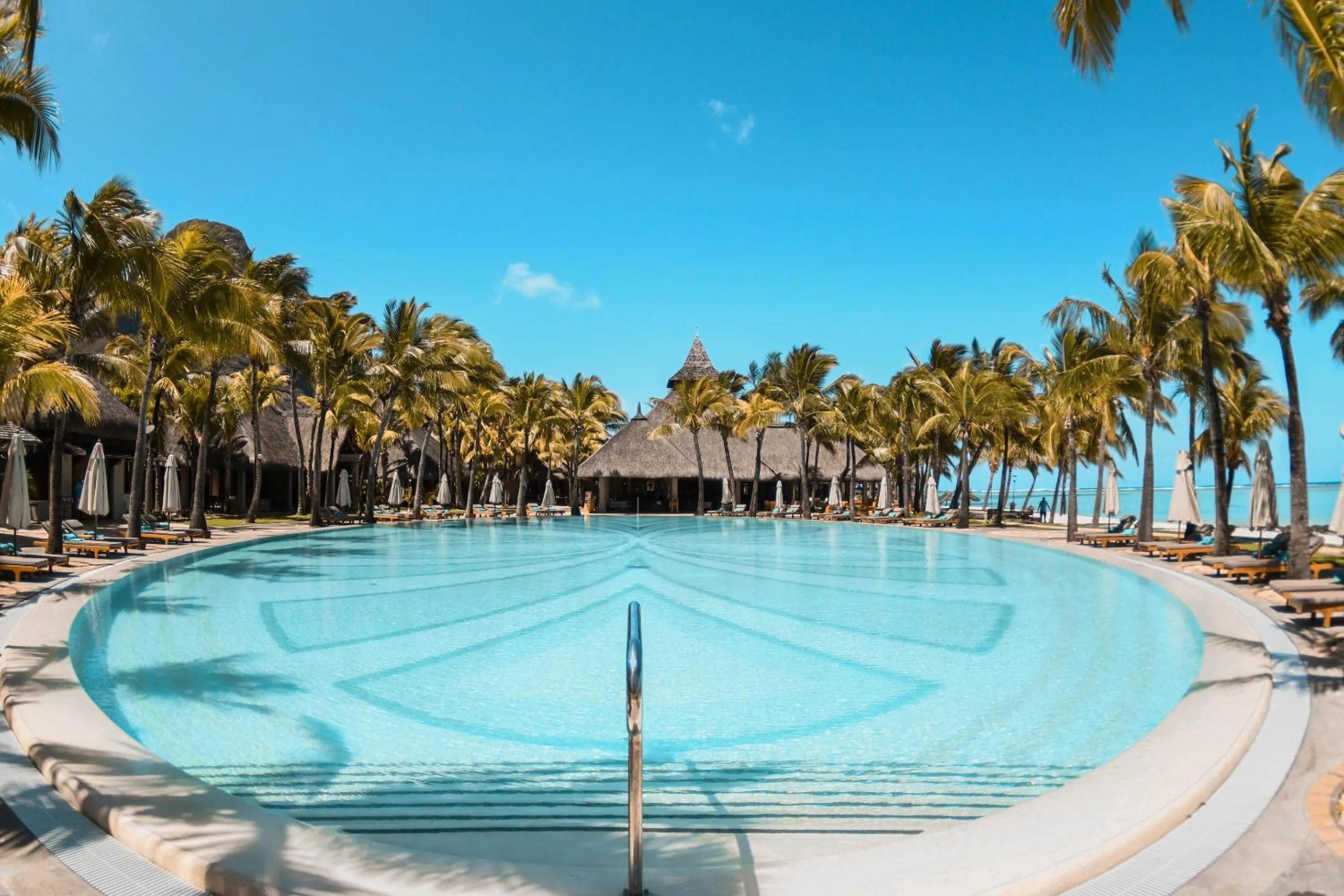 Pool view in Paradis Beachcomber Golf Resort & Spa