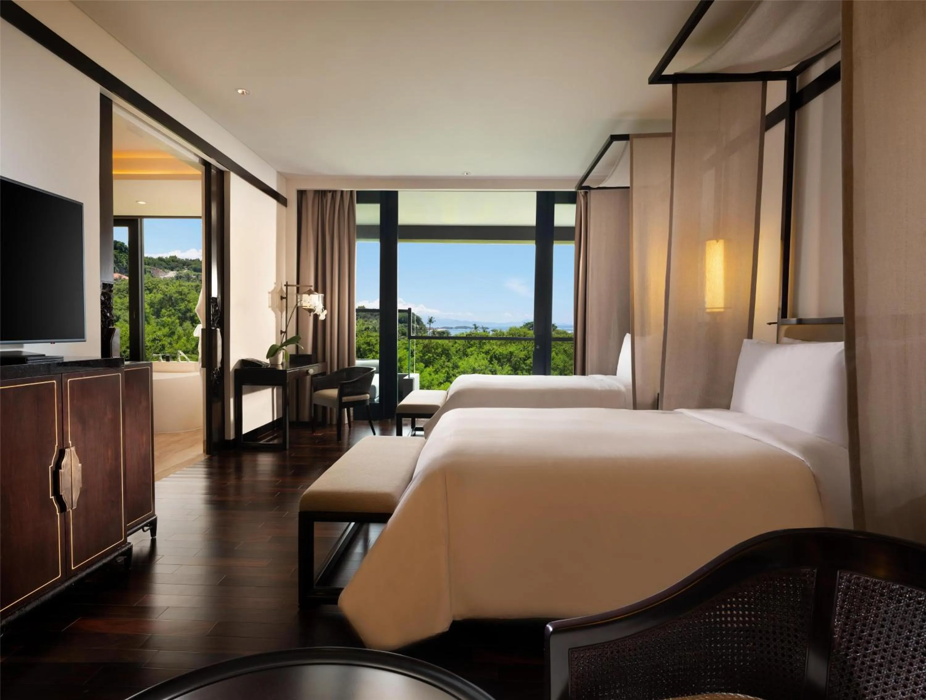 Living room, Bed in The Apurva Kempinski Bali