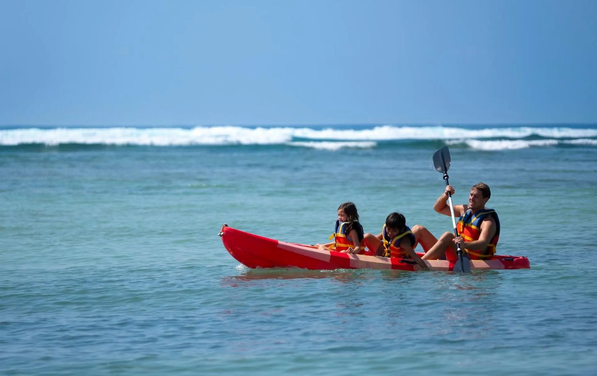 Canoeing in The Apurva Kempinski Bali
