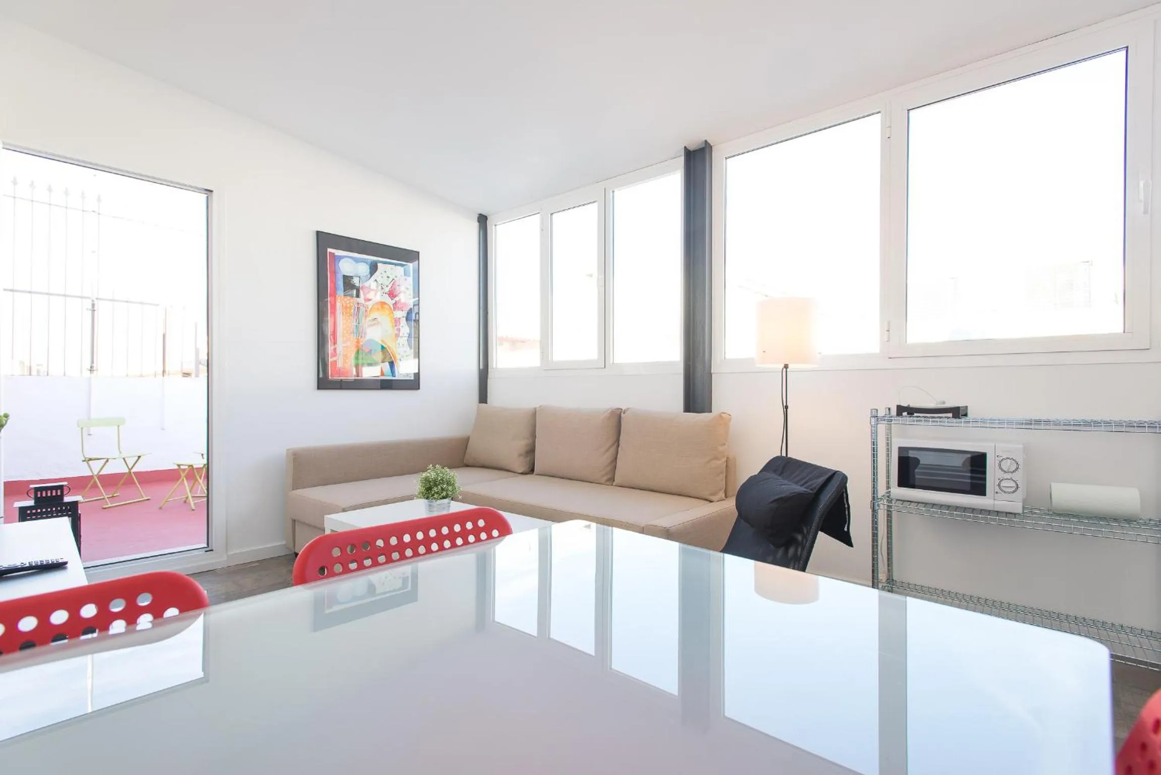 Living room in Apartamentos Calle Rosario