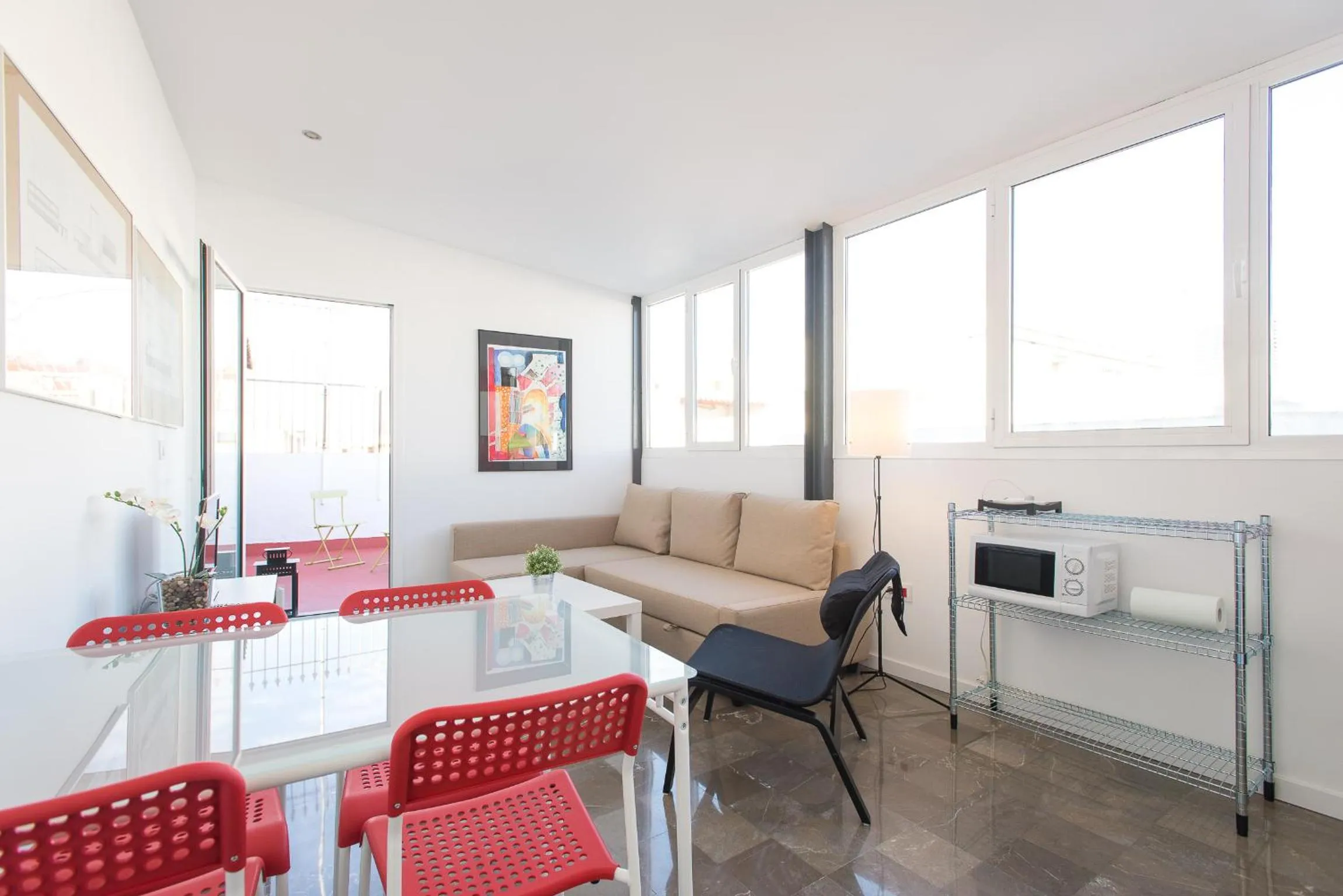Dining area in Apartamentos Calle Rosario
