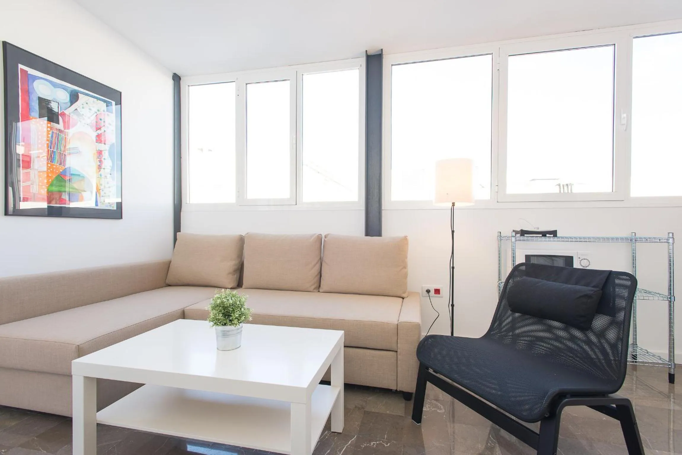 Living room in Apartamentos Calle Rosario