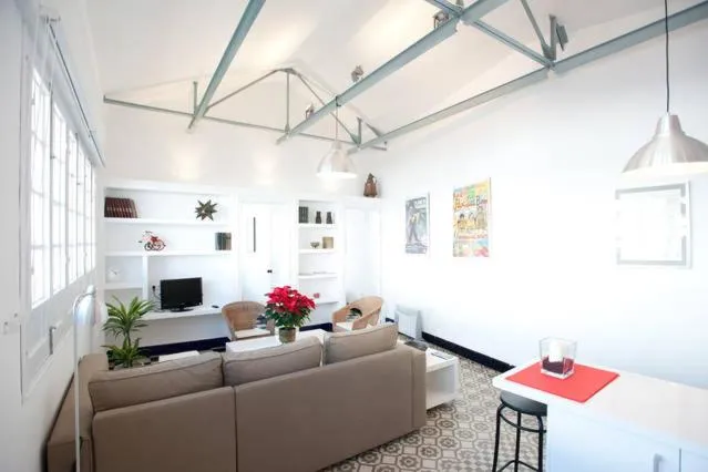 Living room in Apartamentos Calle Rosario