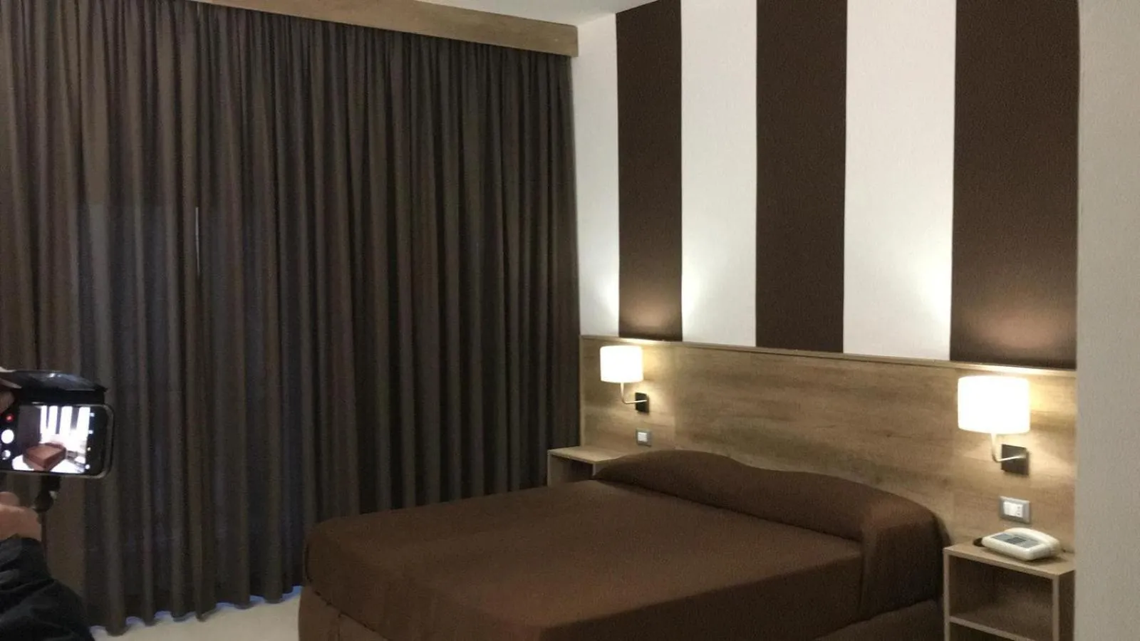 Bed in Hotel Meranda