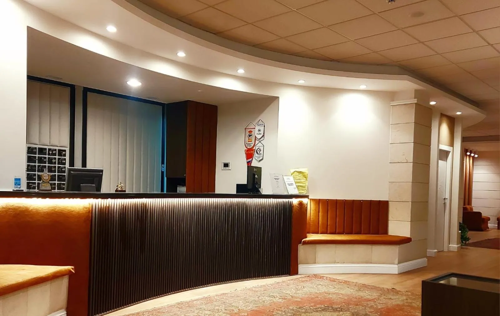 Lobby or reception in Hotel Meranda