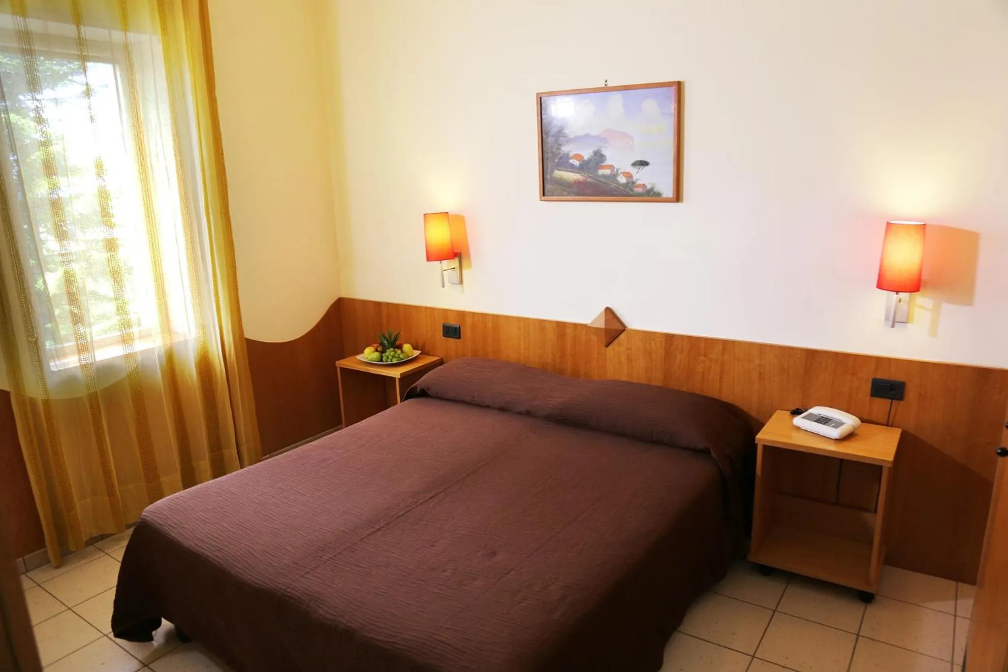 Bed in Hotel Meranda