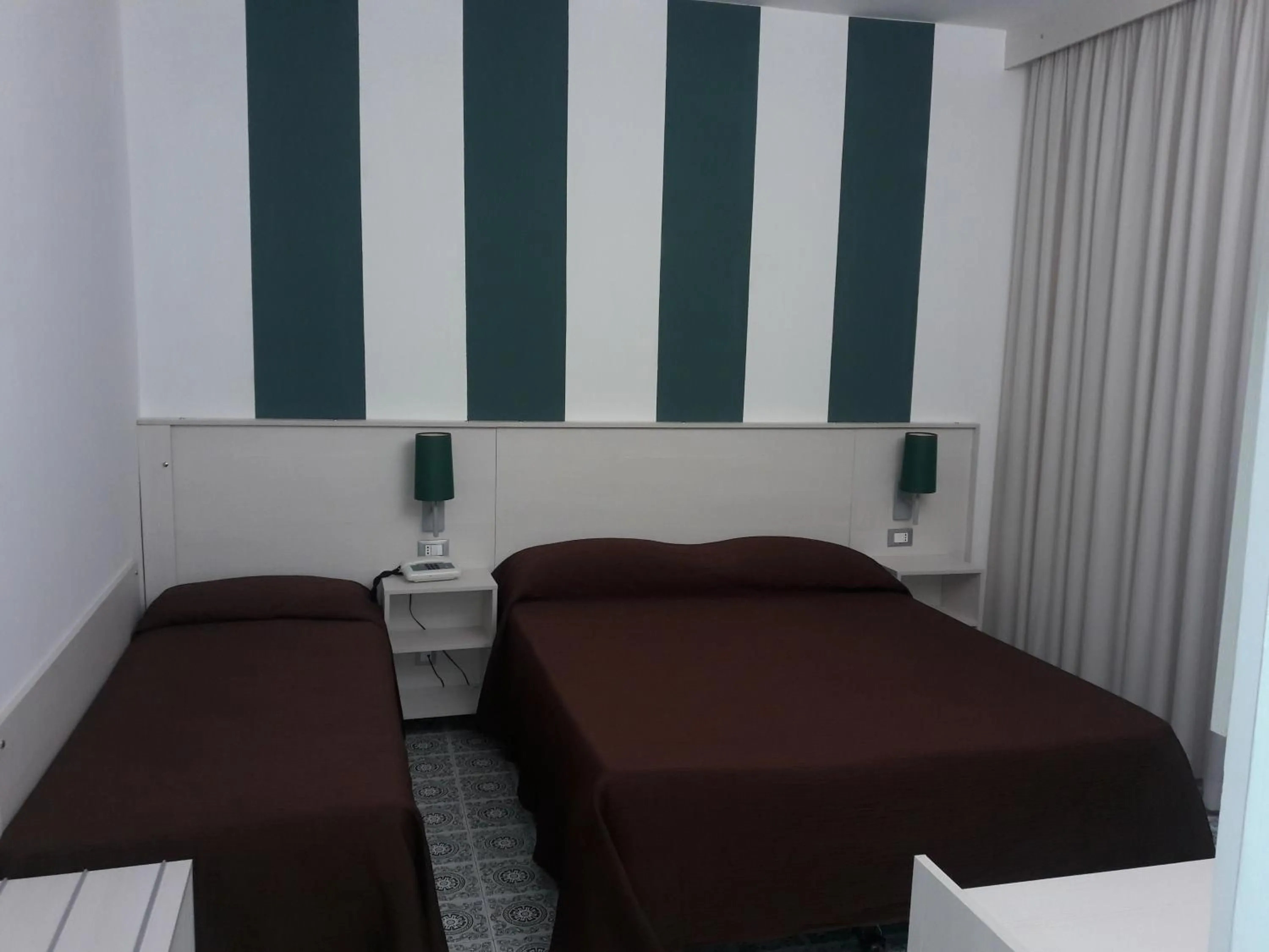 Bed in Hotel Meranda