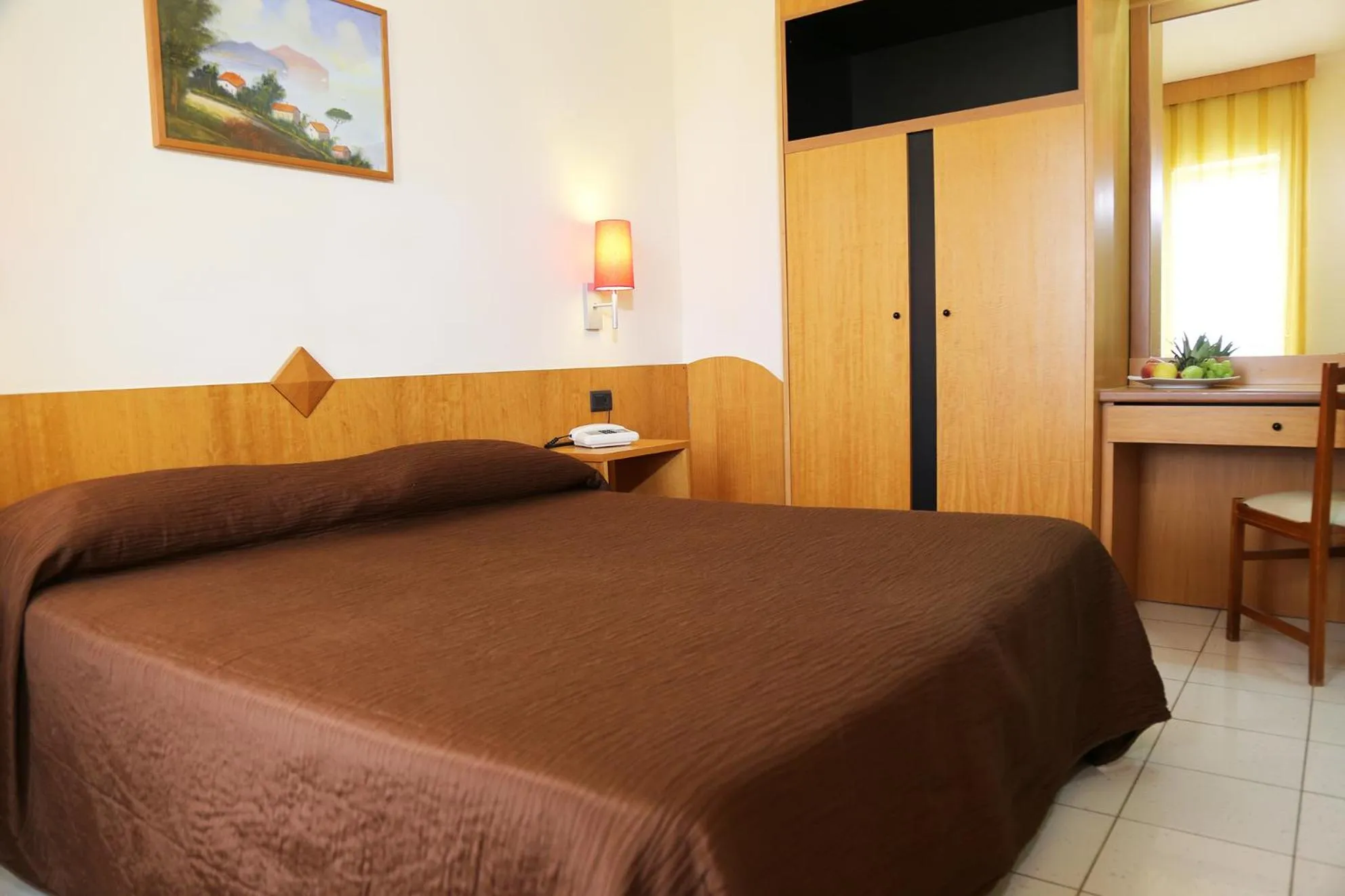 Bed in Hotel Meranda