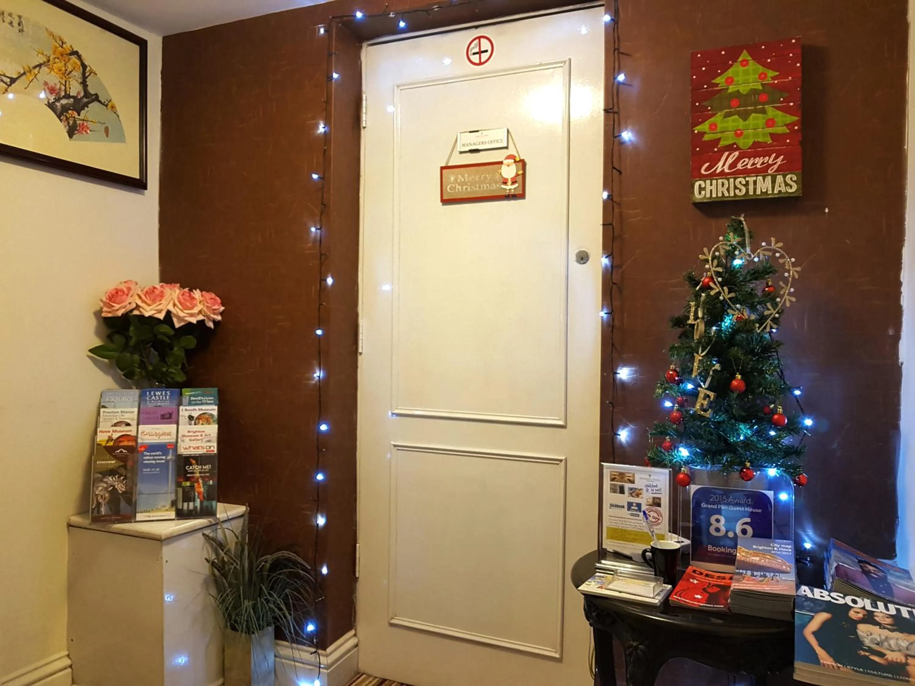 Property logo or sign, Lobby/Reception in Grand Pier Guest House