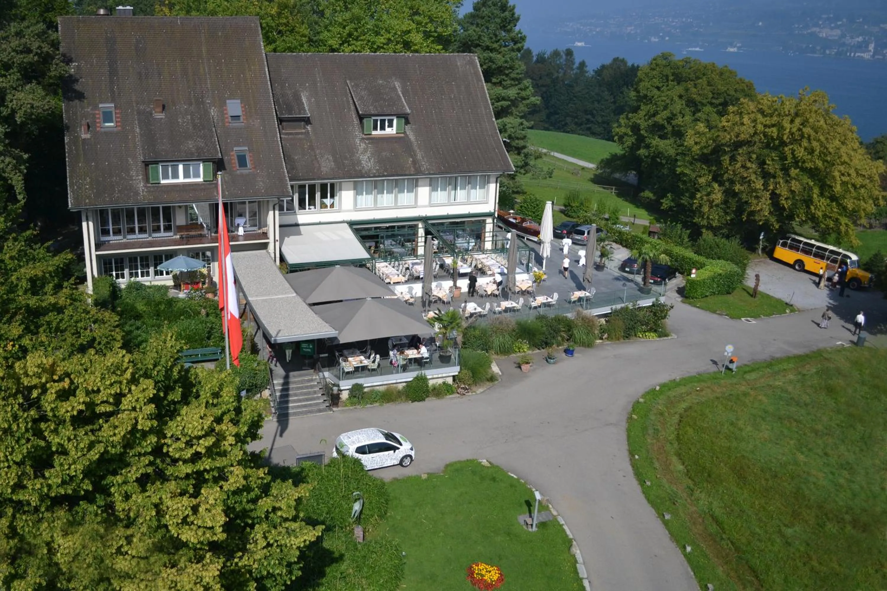 Bird's eye view in Landgasthof Halbinsel Au