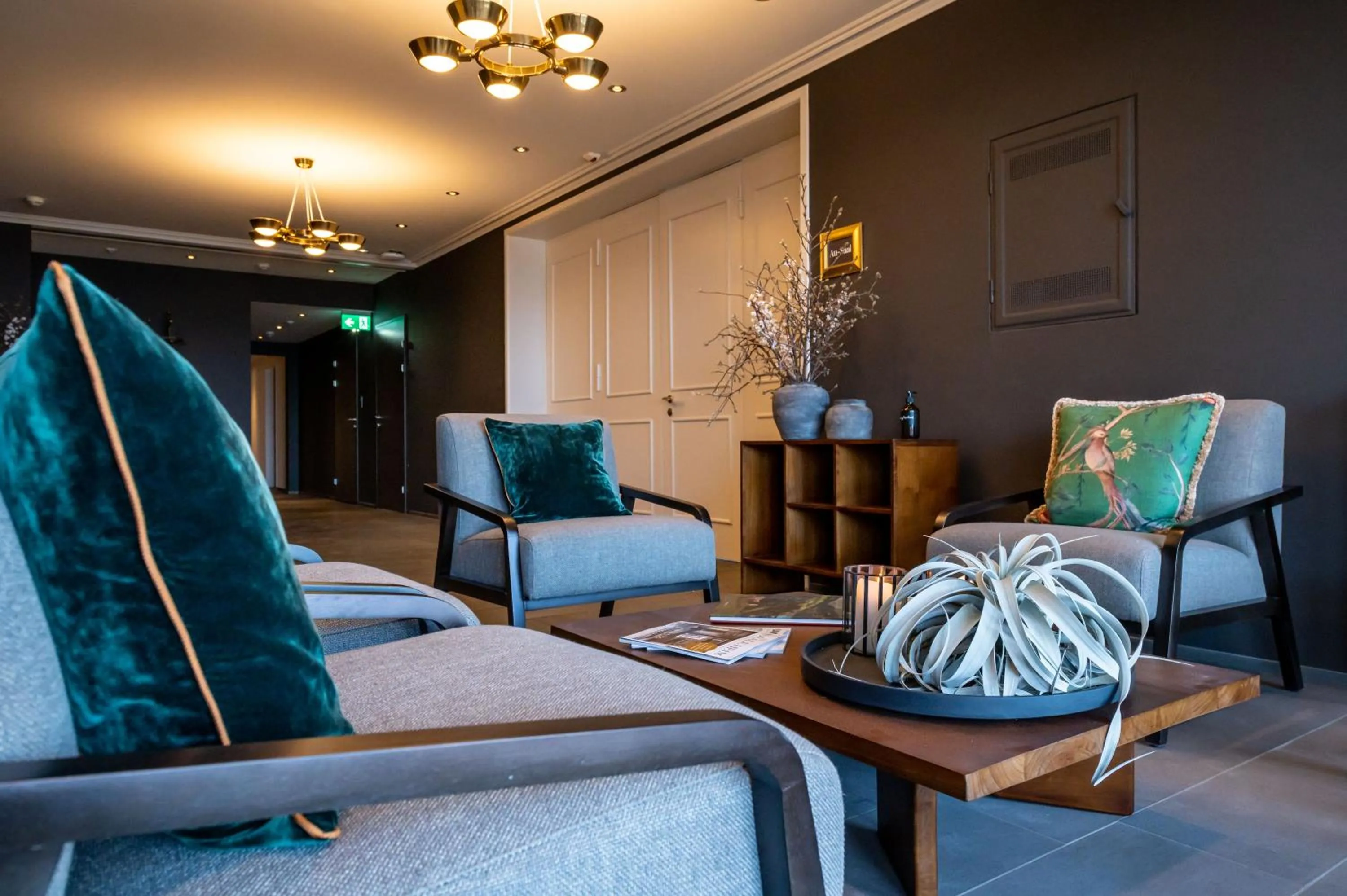 Lobby or reception in Landgasthof Halbinsel Au