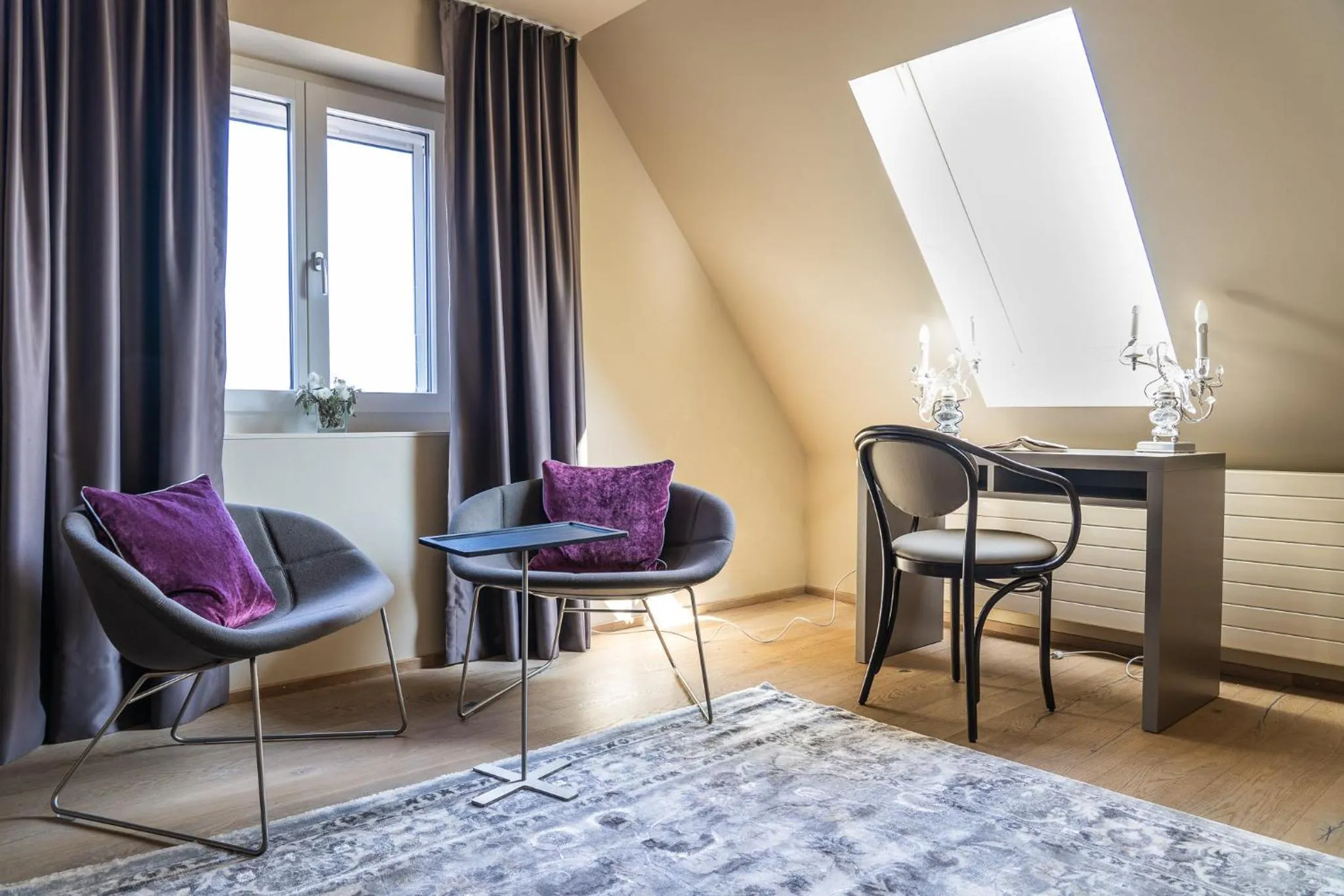 Living room, Bed in Landgasthof Halbinsel Au