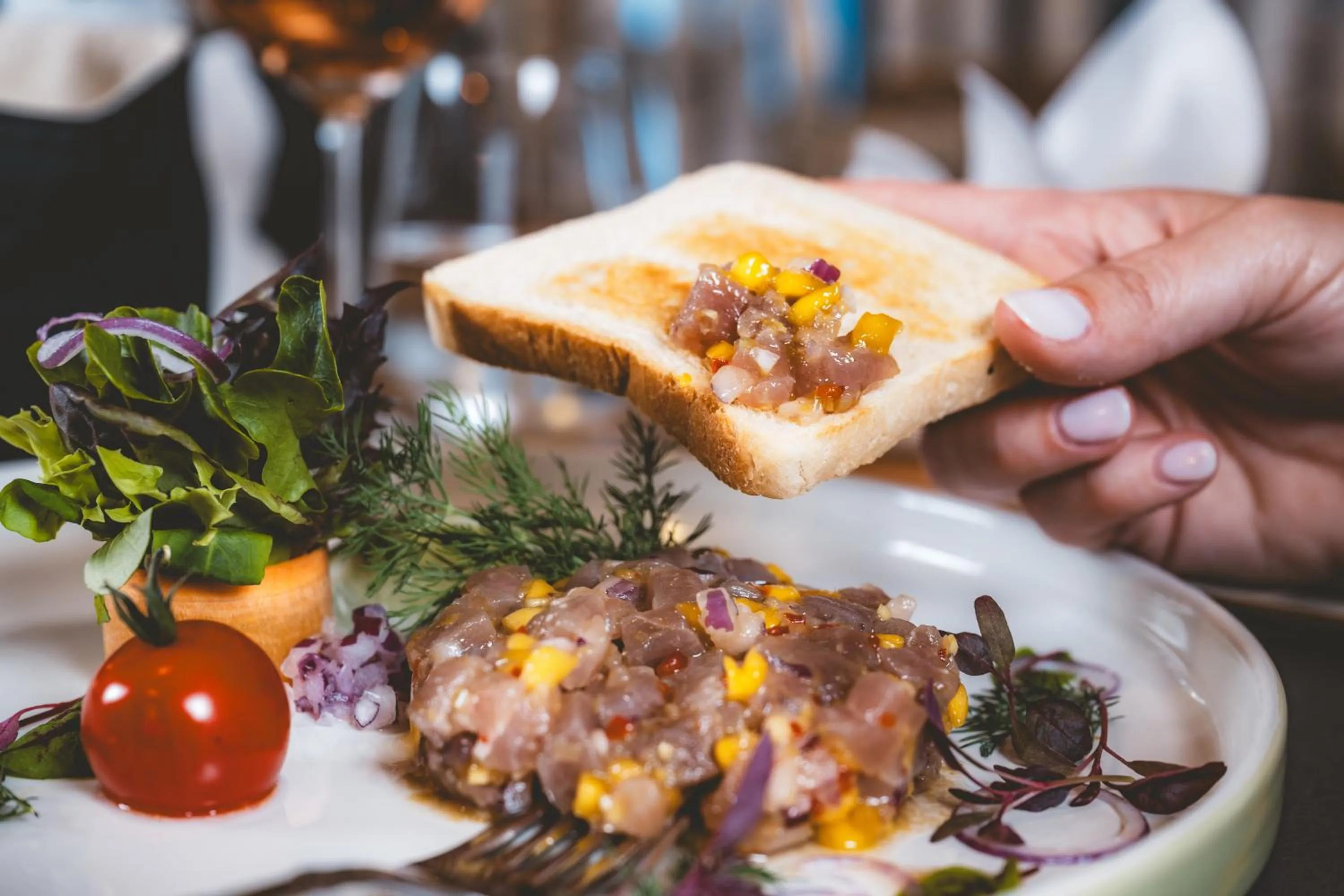 Dinner in Hotel Alfa Superieur - Leukerbad-Therme