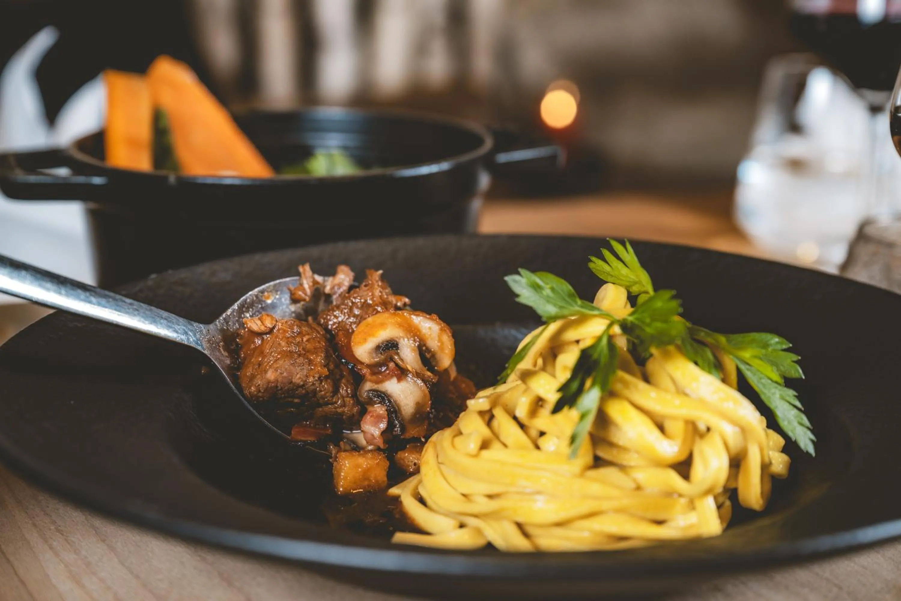 Dinner in Hotel Alfa Superieur - Leukerbad-Therme