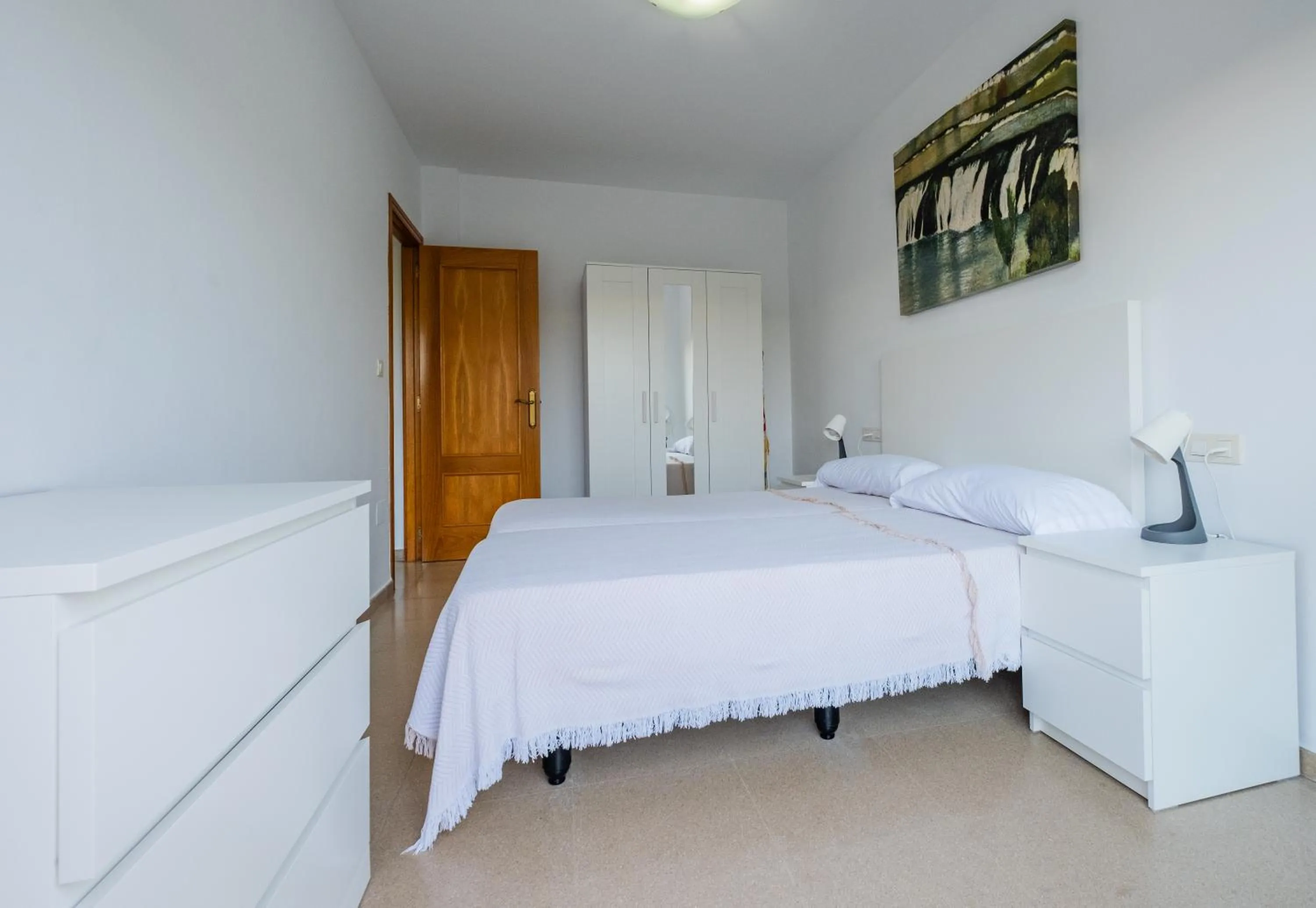 Bedroom, Bed in Apartamentos Proamar