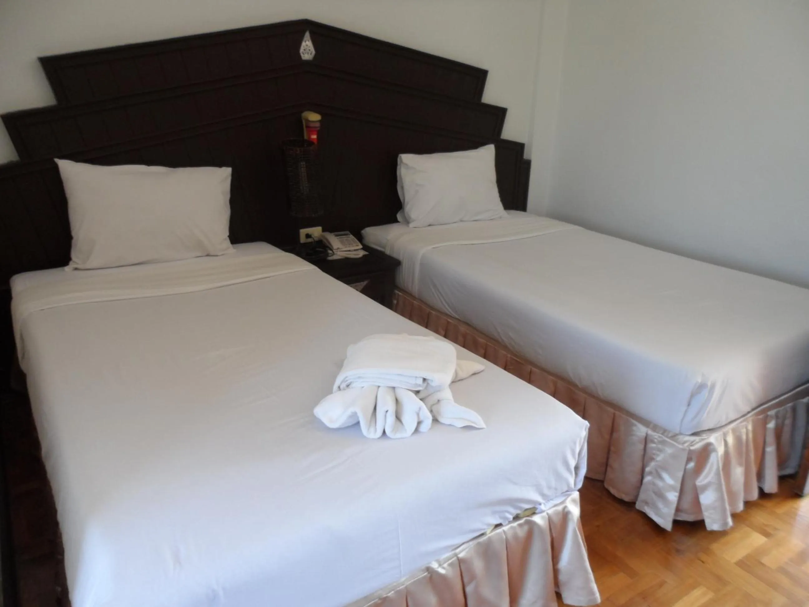 Bed in Baiyoke Chalet Hotel