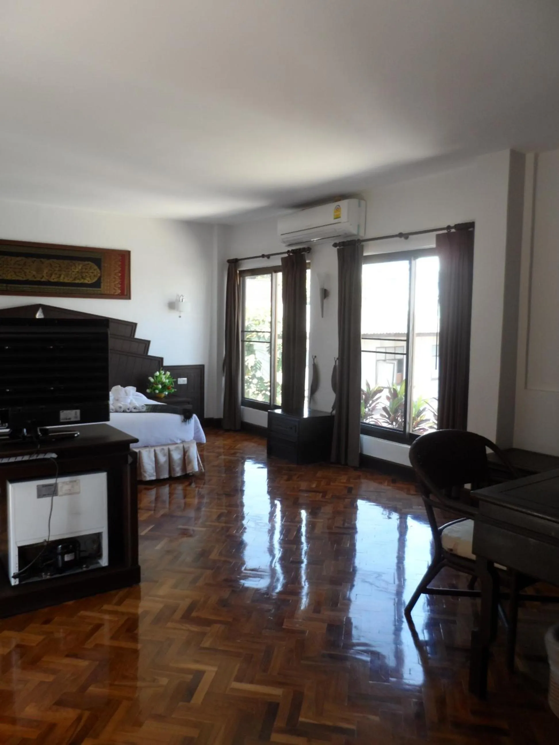 Bed in Baiyoke Chalet Hotel