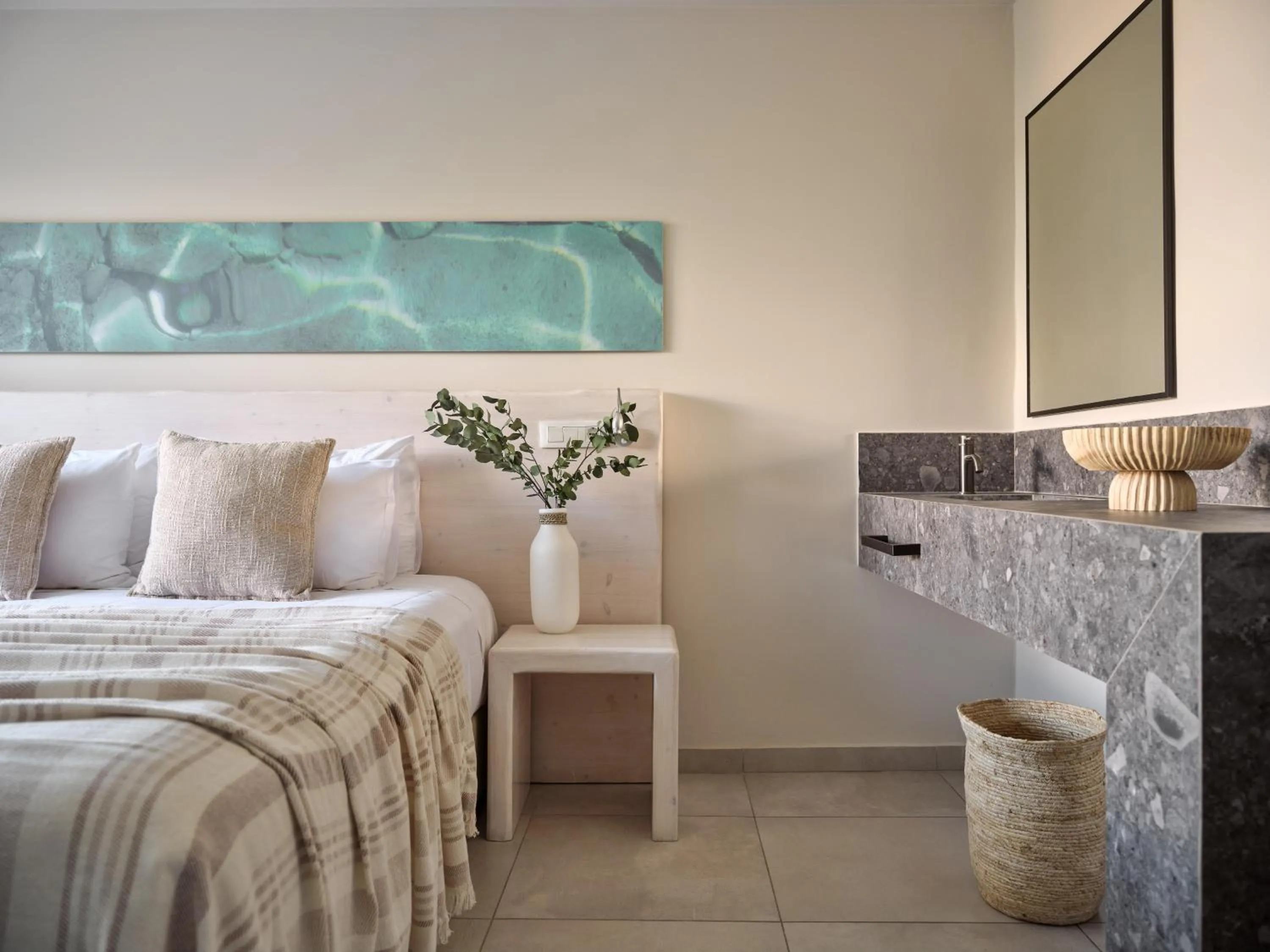 Bedroom, Bed in Ionian Hill Hotel