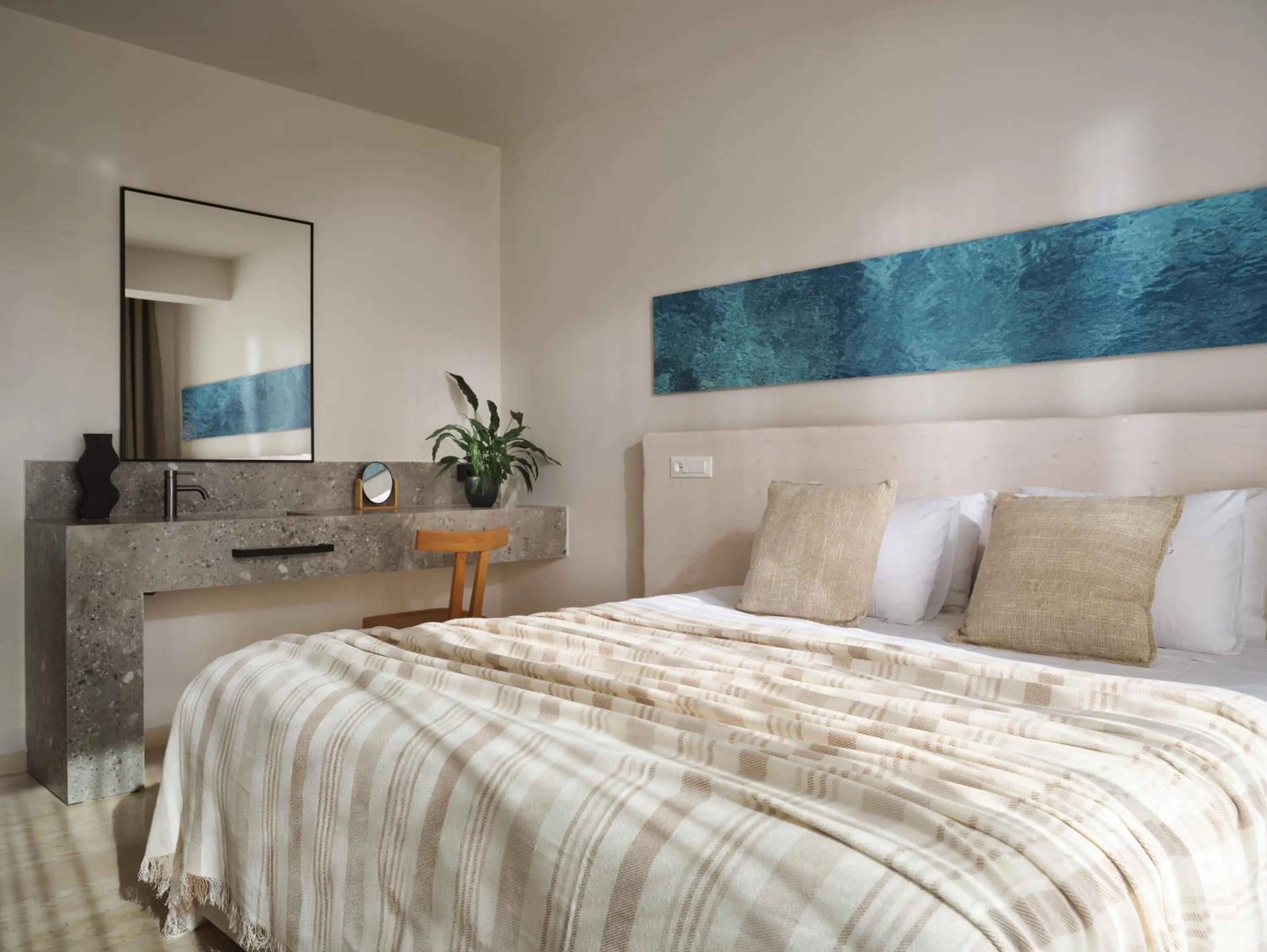 Bedroom, Bed in Ionian Hill Hotel