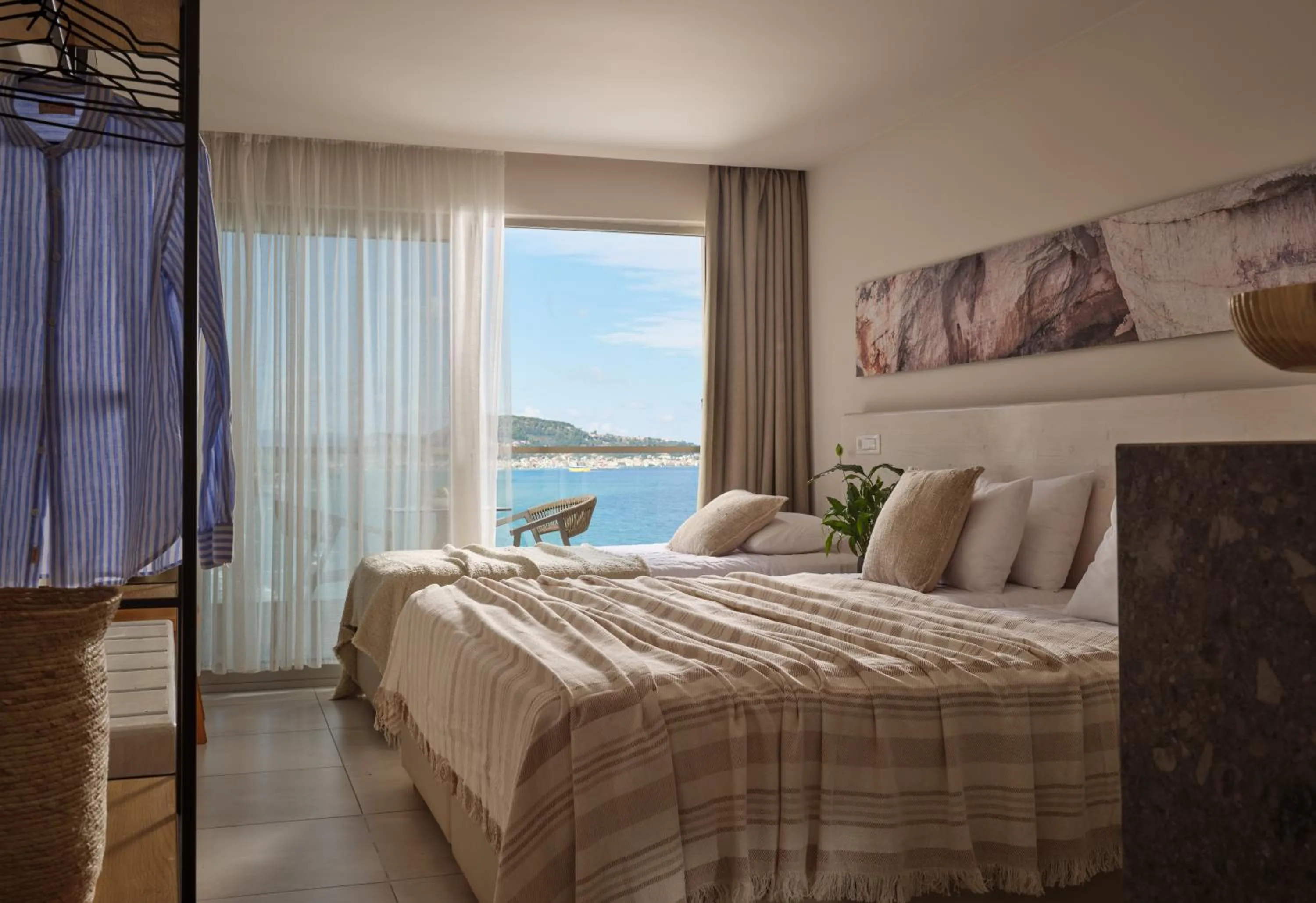 Balcony/Terrace, Bed in Ionian Hill Hotel