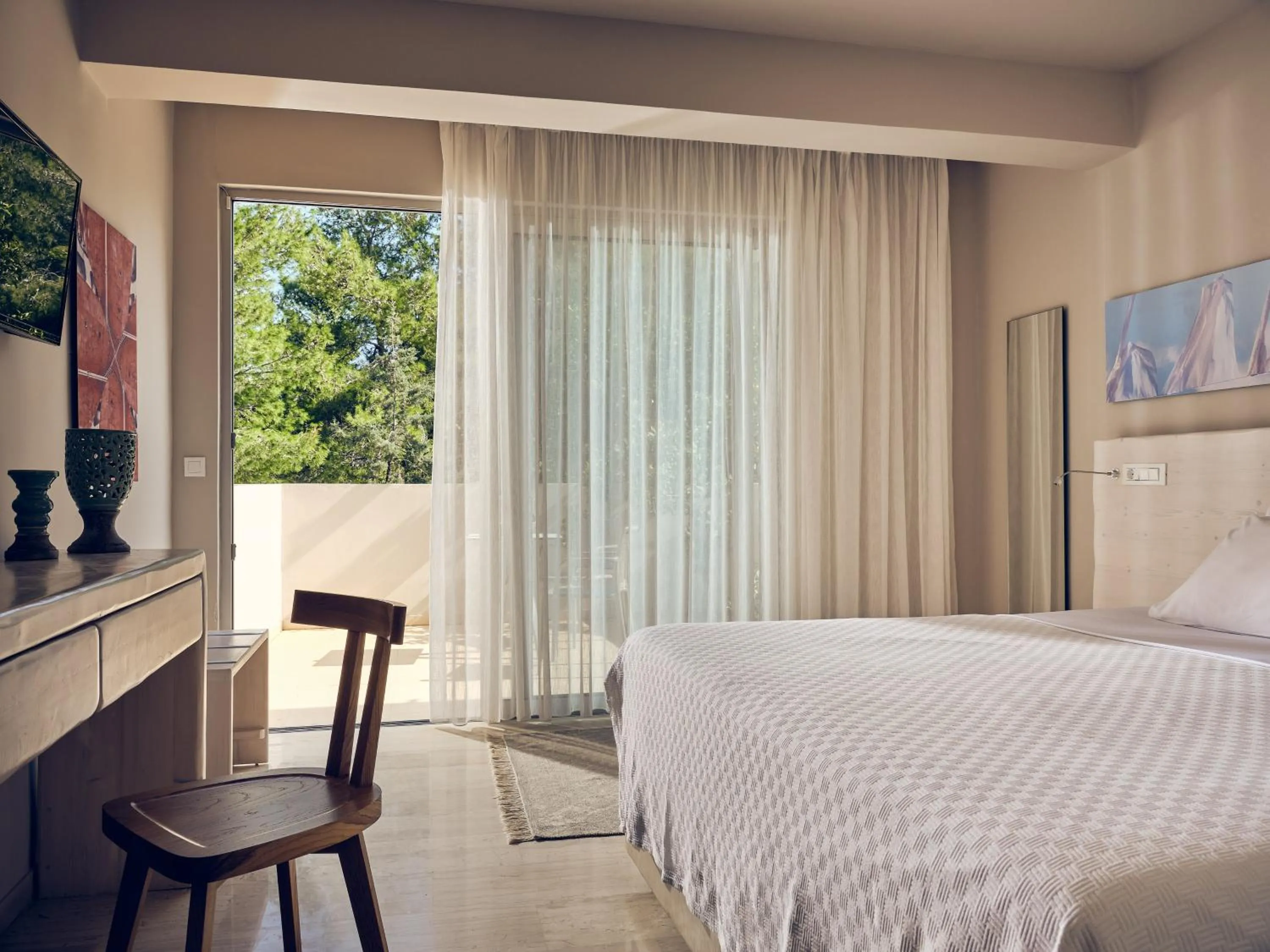 Garden, Bed in Ionian Hill Hotel