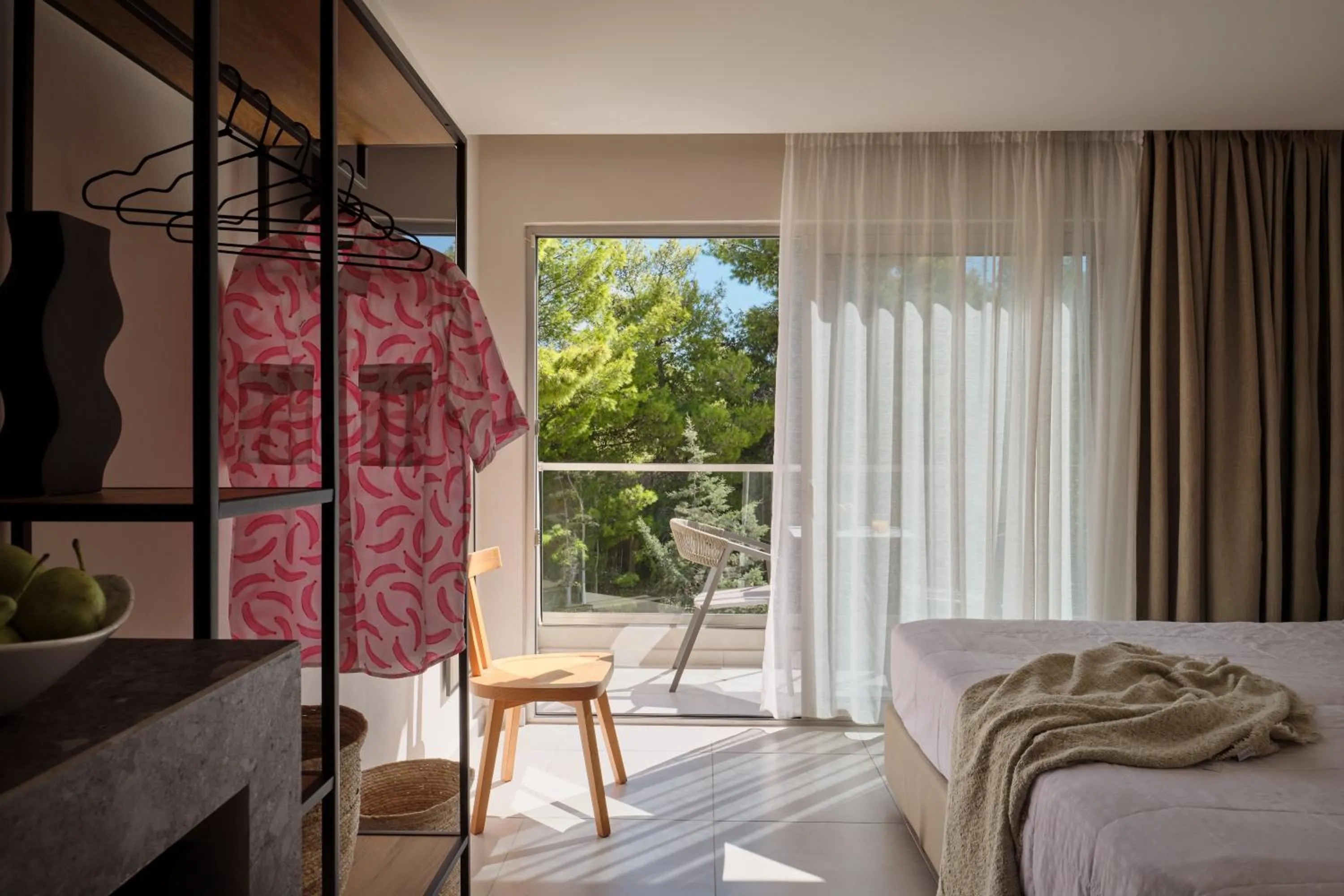 Balcony/Terrace, Bed in Ionian Hill Hotel