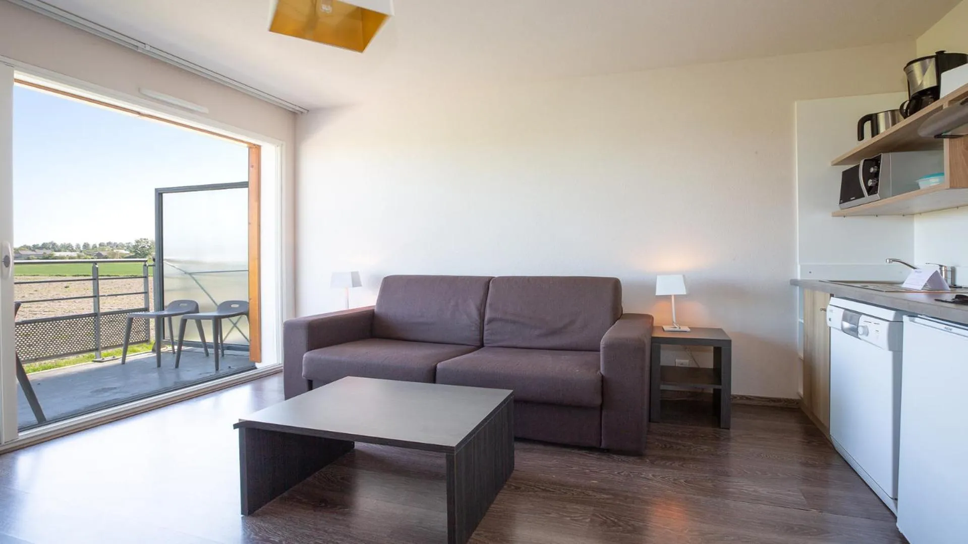 Living room in Vacancéole - Le Domaine du Mont - Mont St Michel