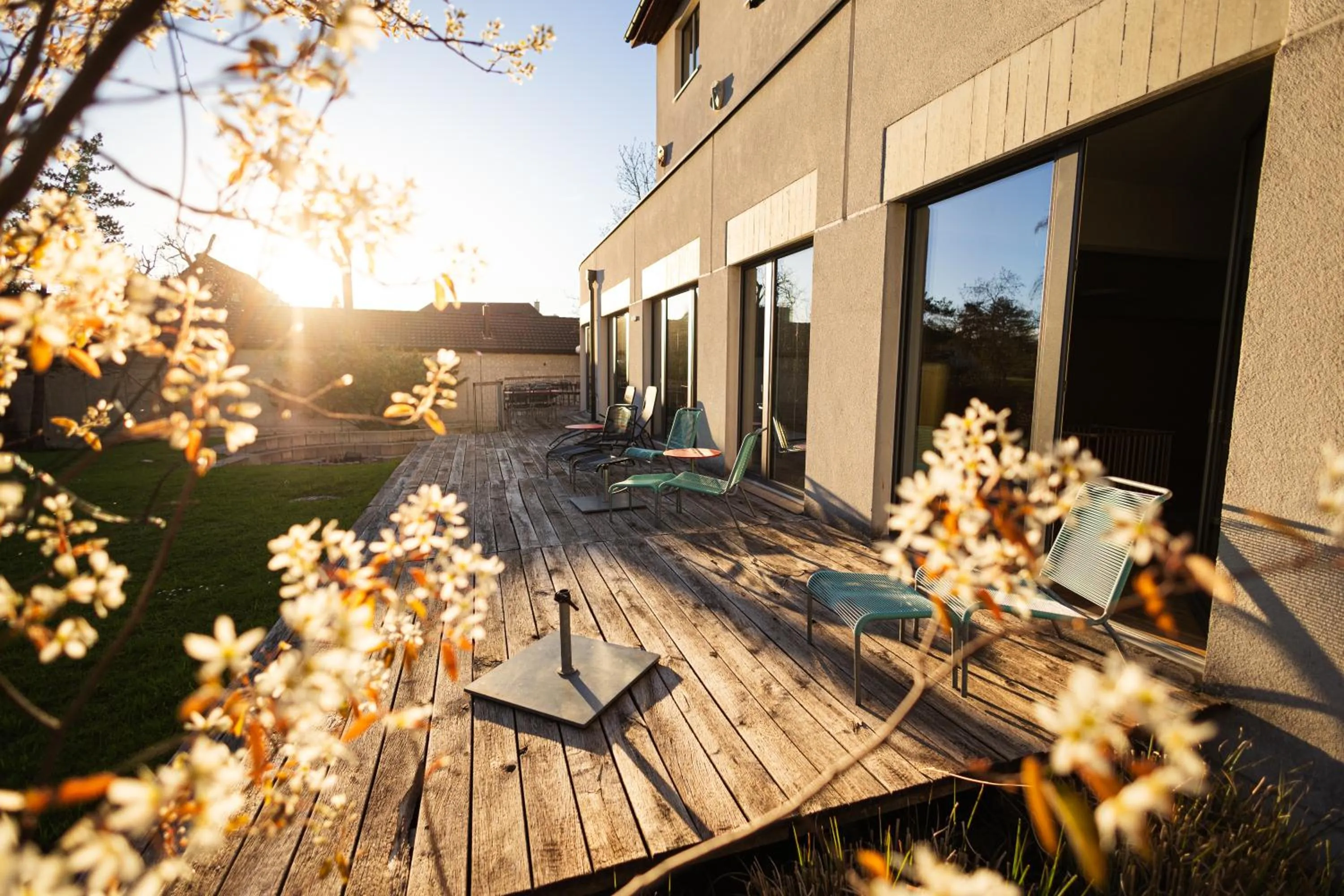 Facade/entrance in Zug Youth Hostel