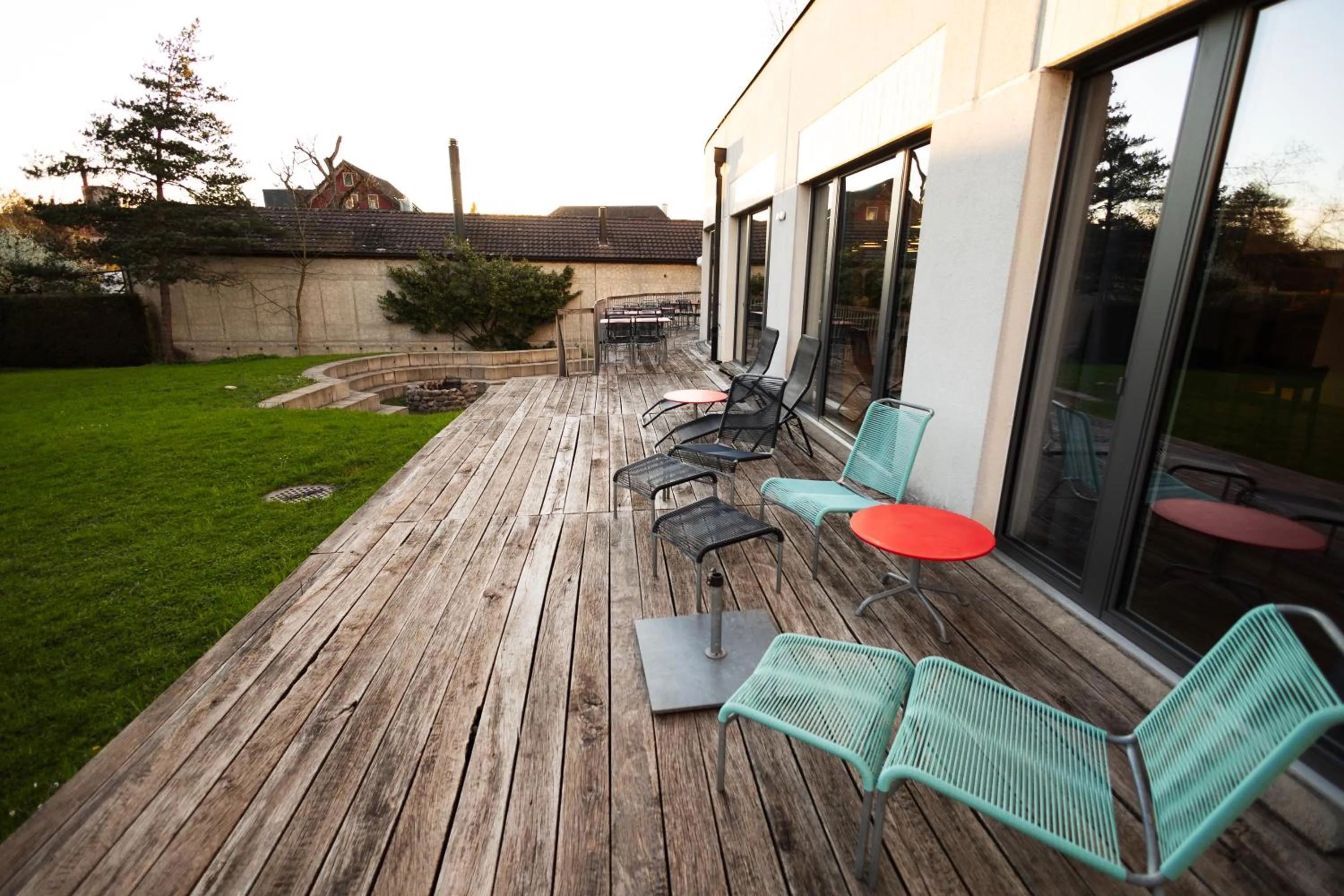 Balcony/Terrace in Zug Youth Hostel
