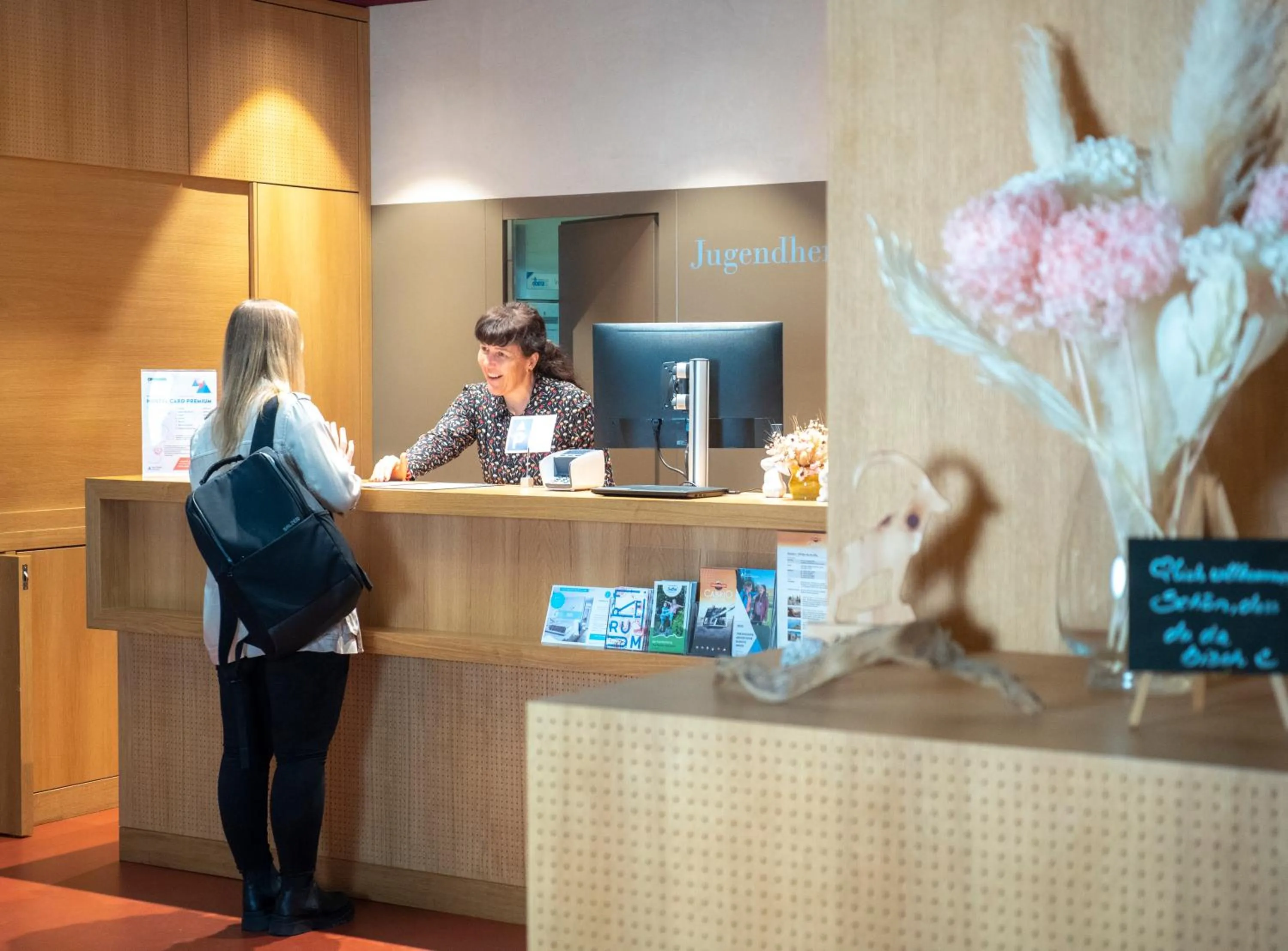 Lobby or reception in Zug Youth Hostel