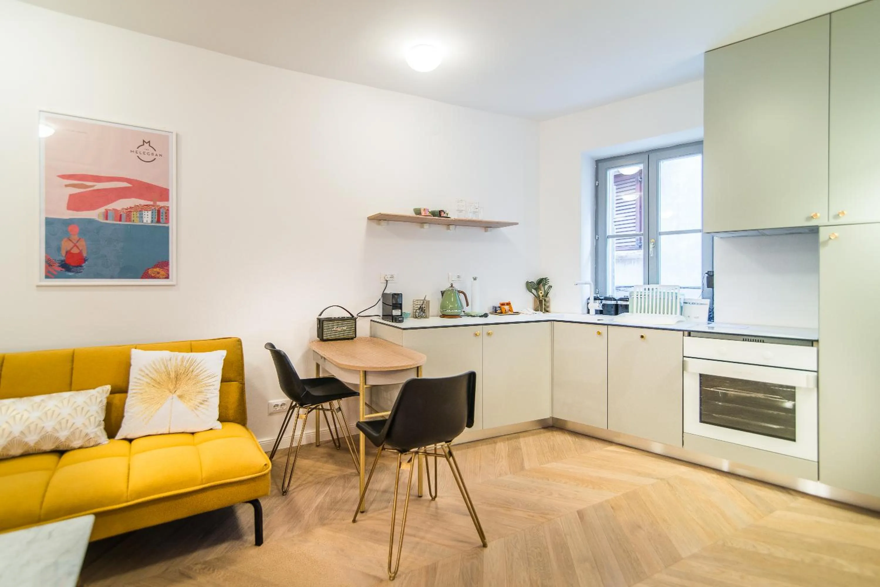 Living room in The Melegran