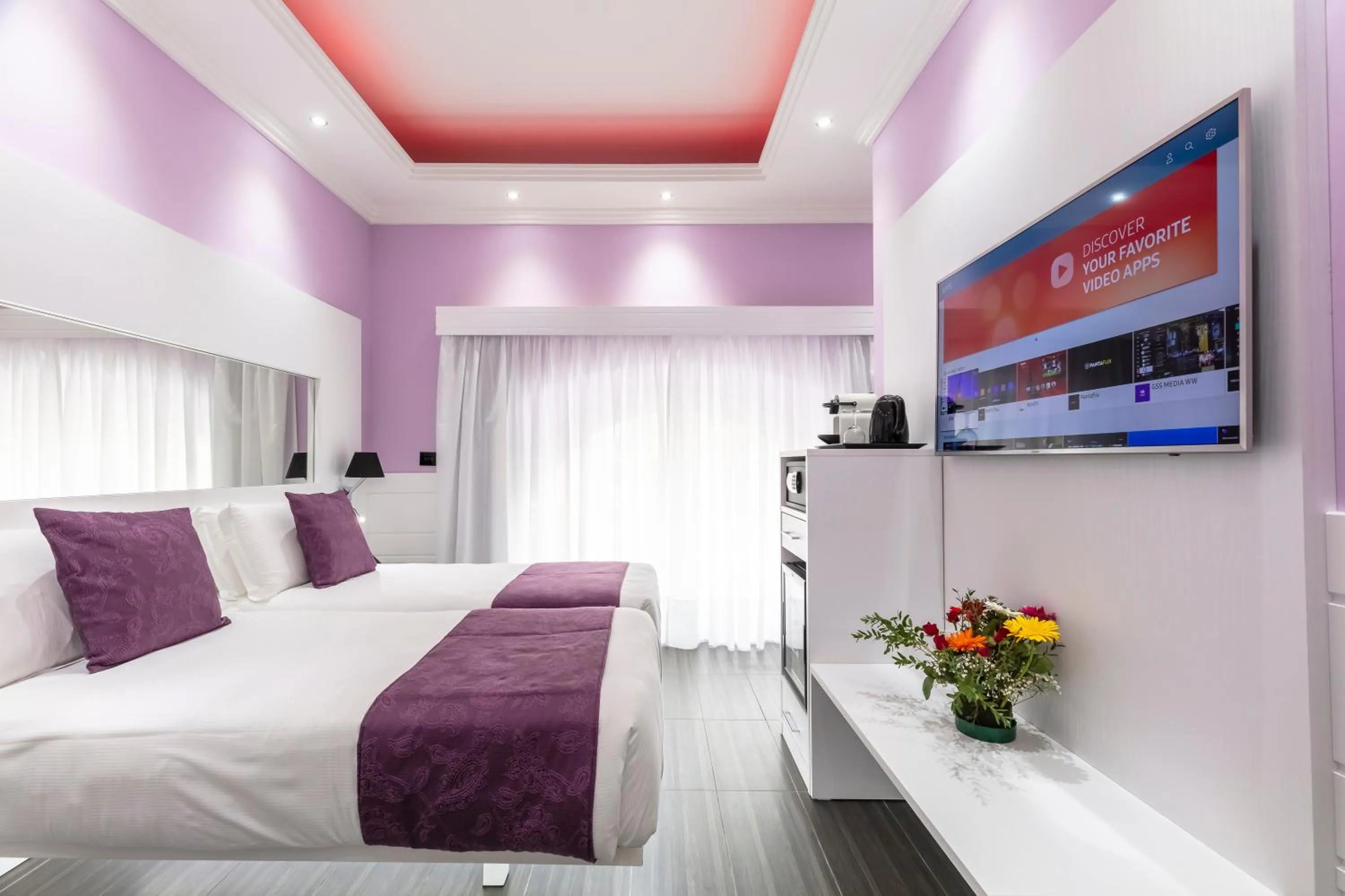 Photo of the whole room, Bed in THE ONE Boutique Hotel & SPA Rome