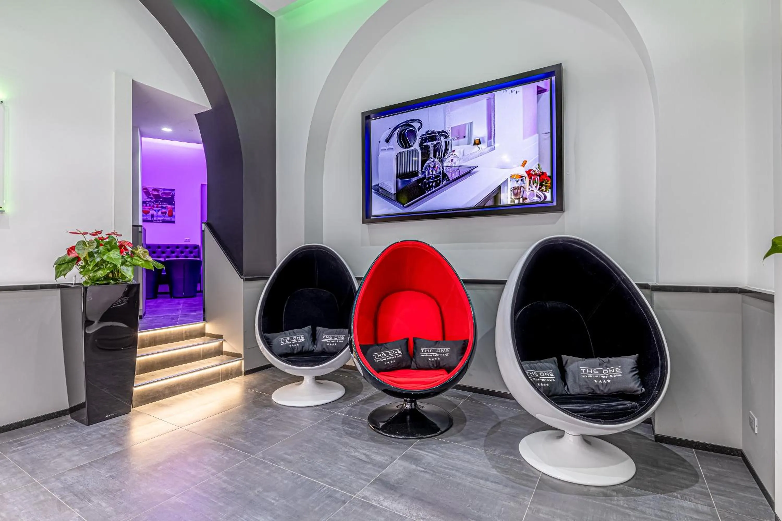 Lobby or reception in THE ONE Boutique Hotel & SPA Rome