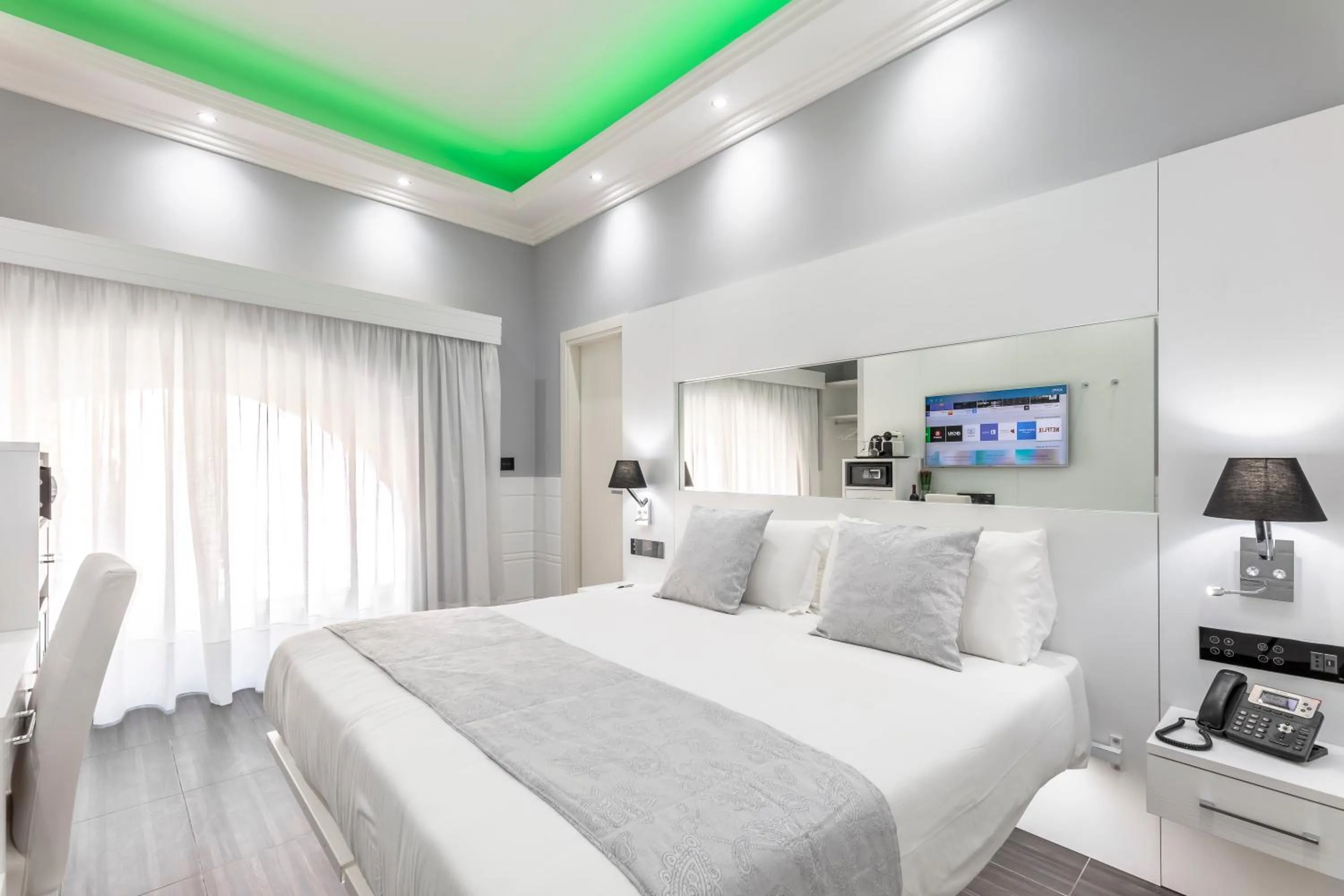 Photo of the whole room, Bed in THE ONE Boutique Hotel & SPA Rome