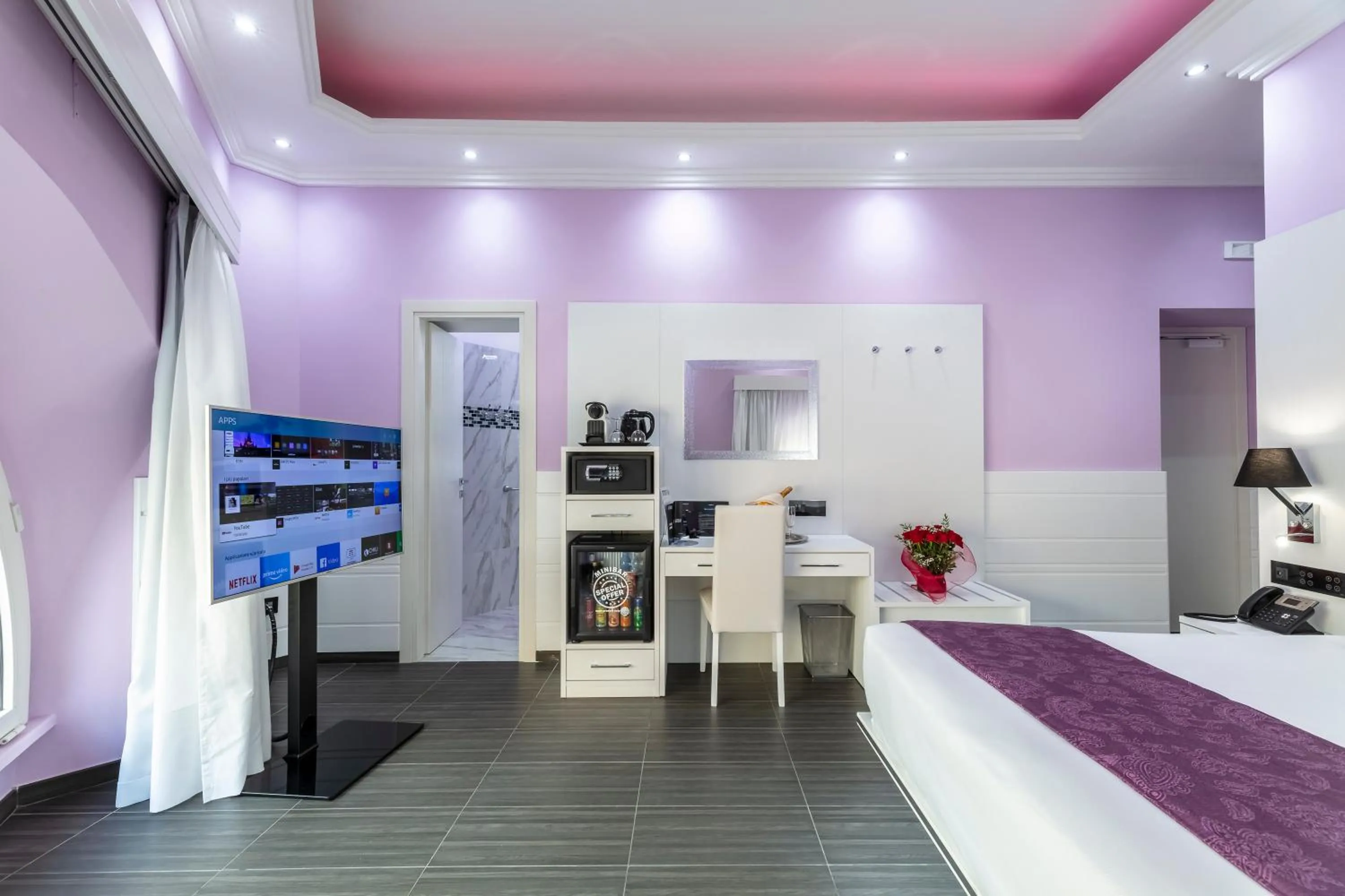 Photo of the whole room, Bed in THE ONE Boutique Hotel & SPA Rome