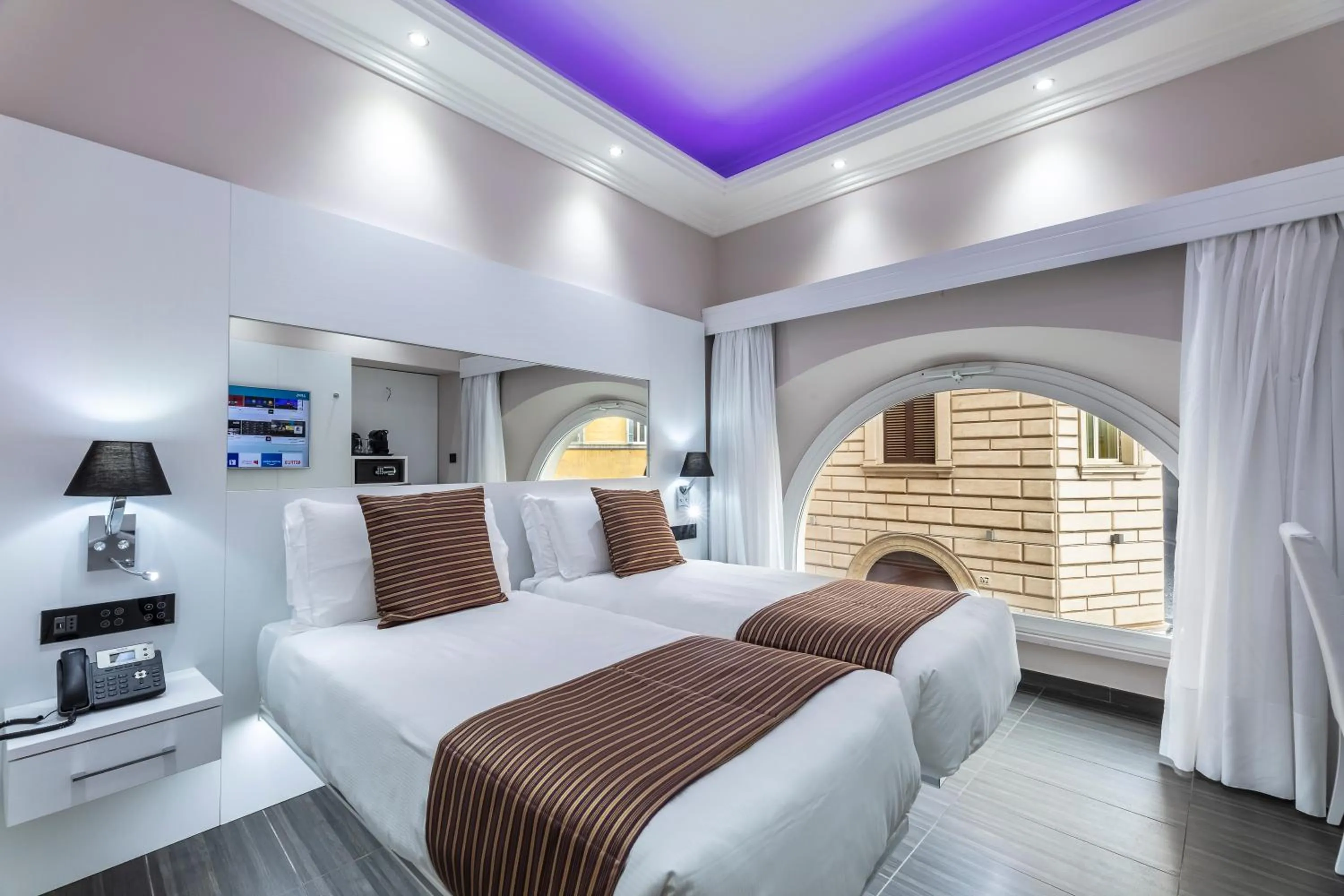 Photo of the whole room, Bed in THE ONE Boutique Hotel & SPA Rome