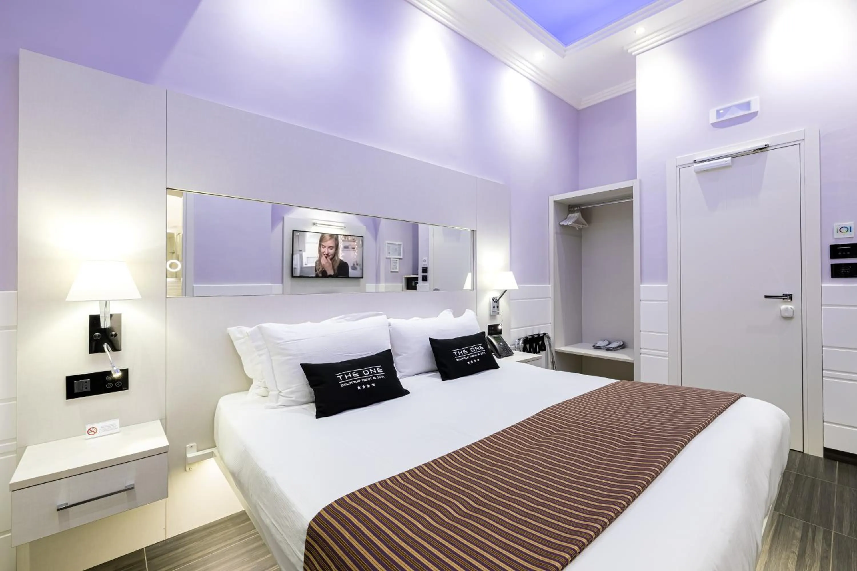 Bedroom, Bed in THE ONE Boutique Hotel & SPA Rome