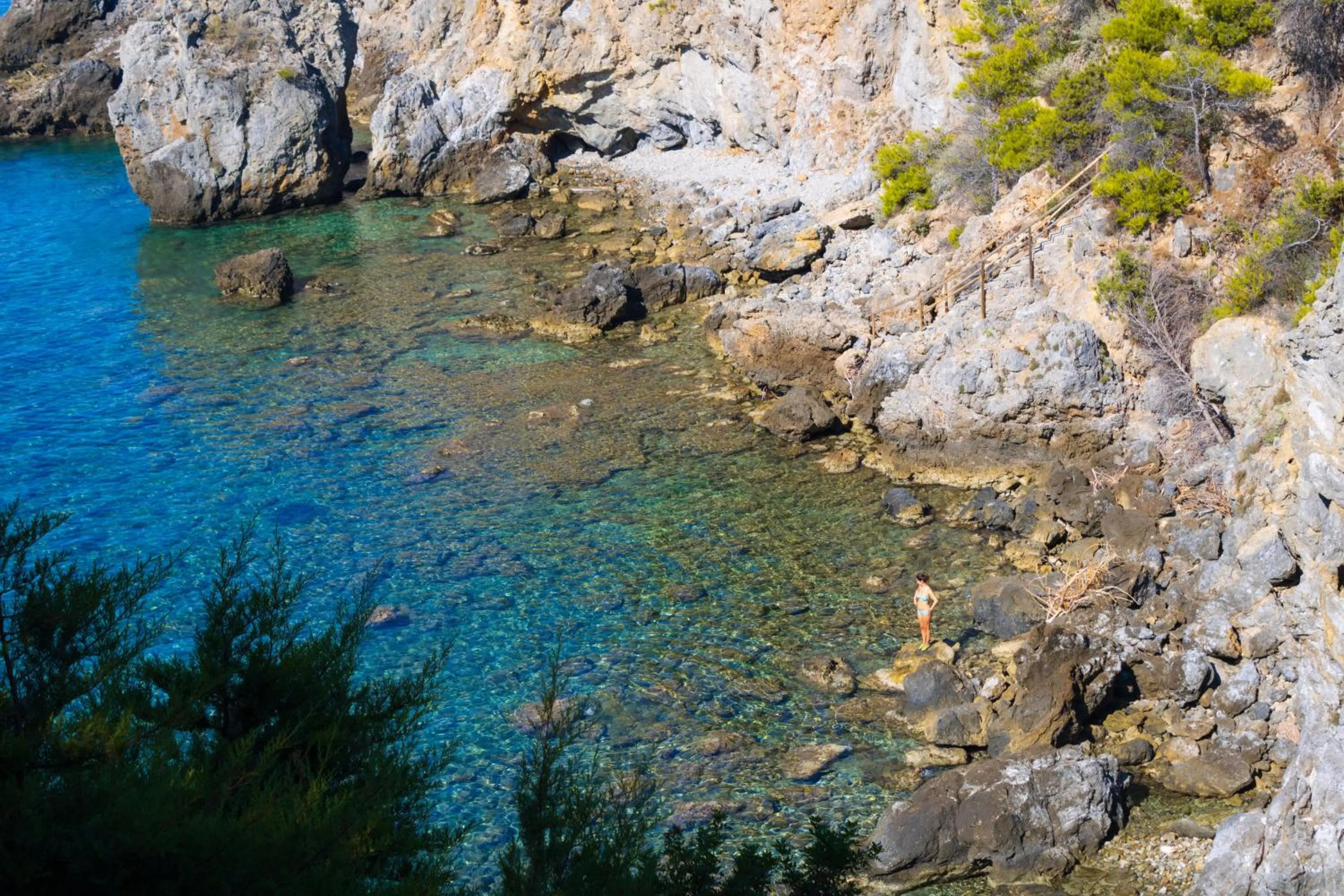 Natural landscape in Hotel Capo D'Uomo